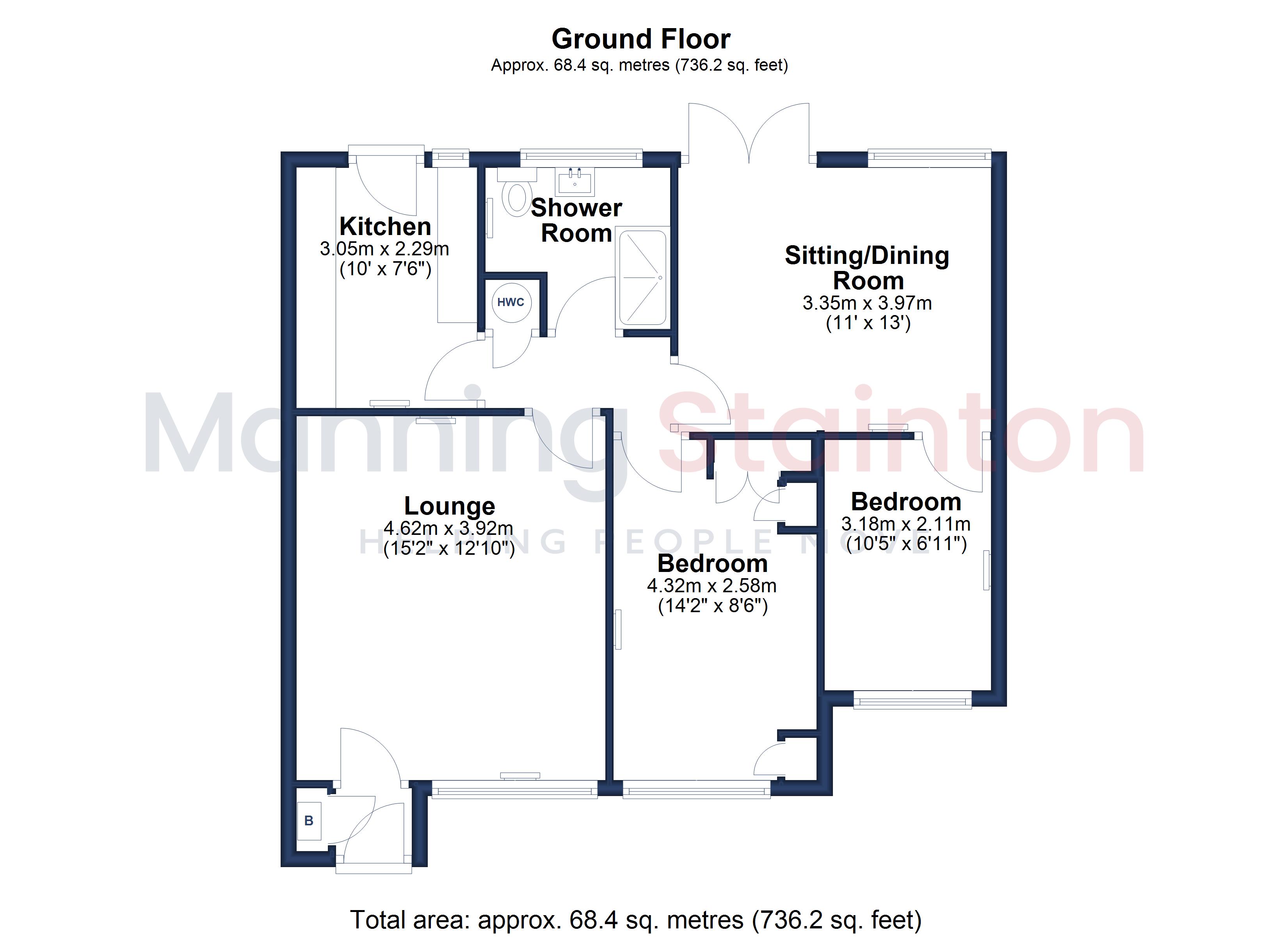 15, Chantry Garth, West Yorkshire floorplan