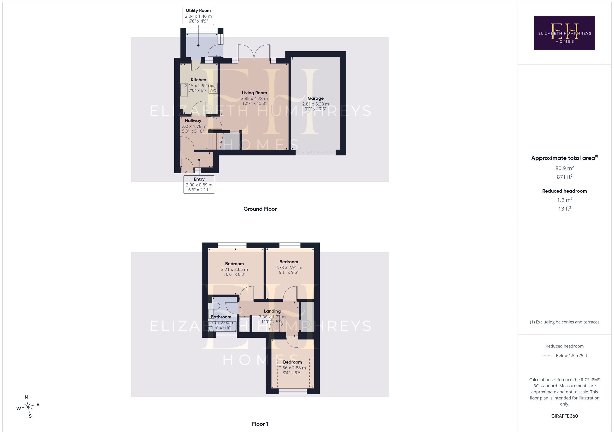 14 Arkle Court, Alnwick floorplan