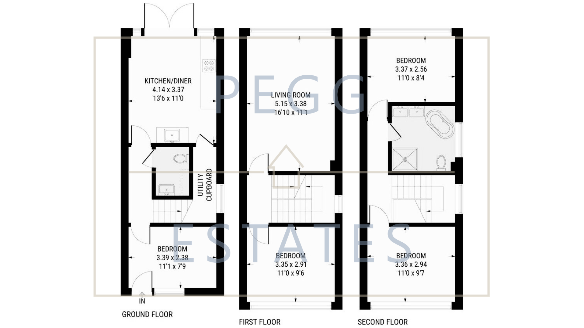 11 Cliff Mews, Paignton floorplan