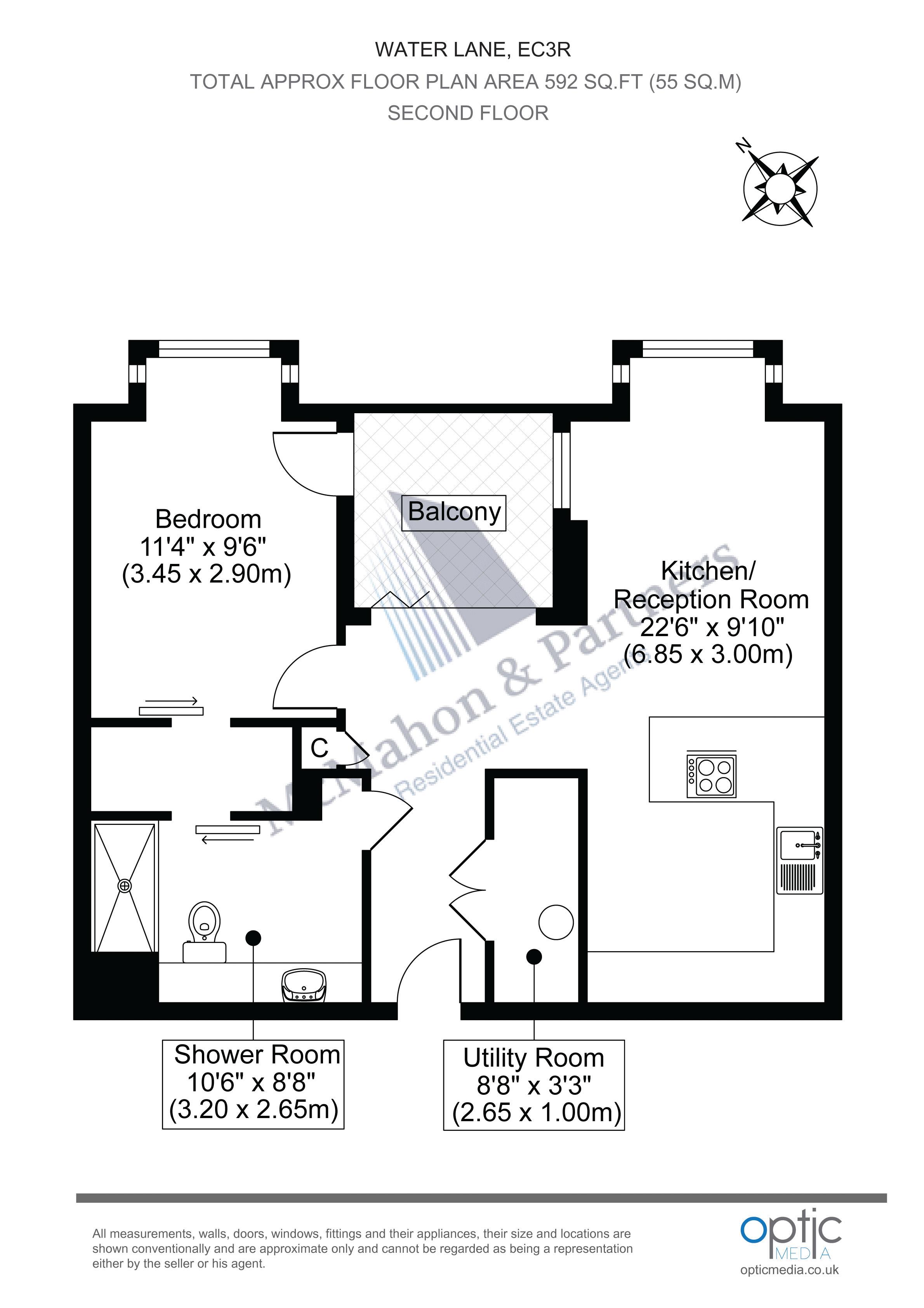 1 Bedrooms Flat to rent in Lower Thames Street, London EC3R