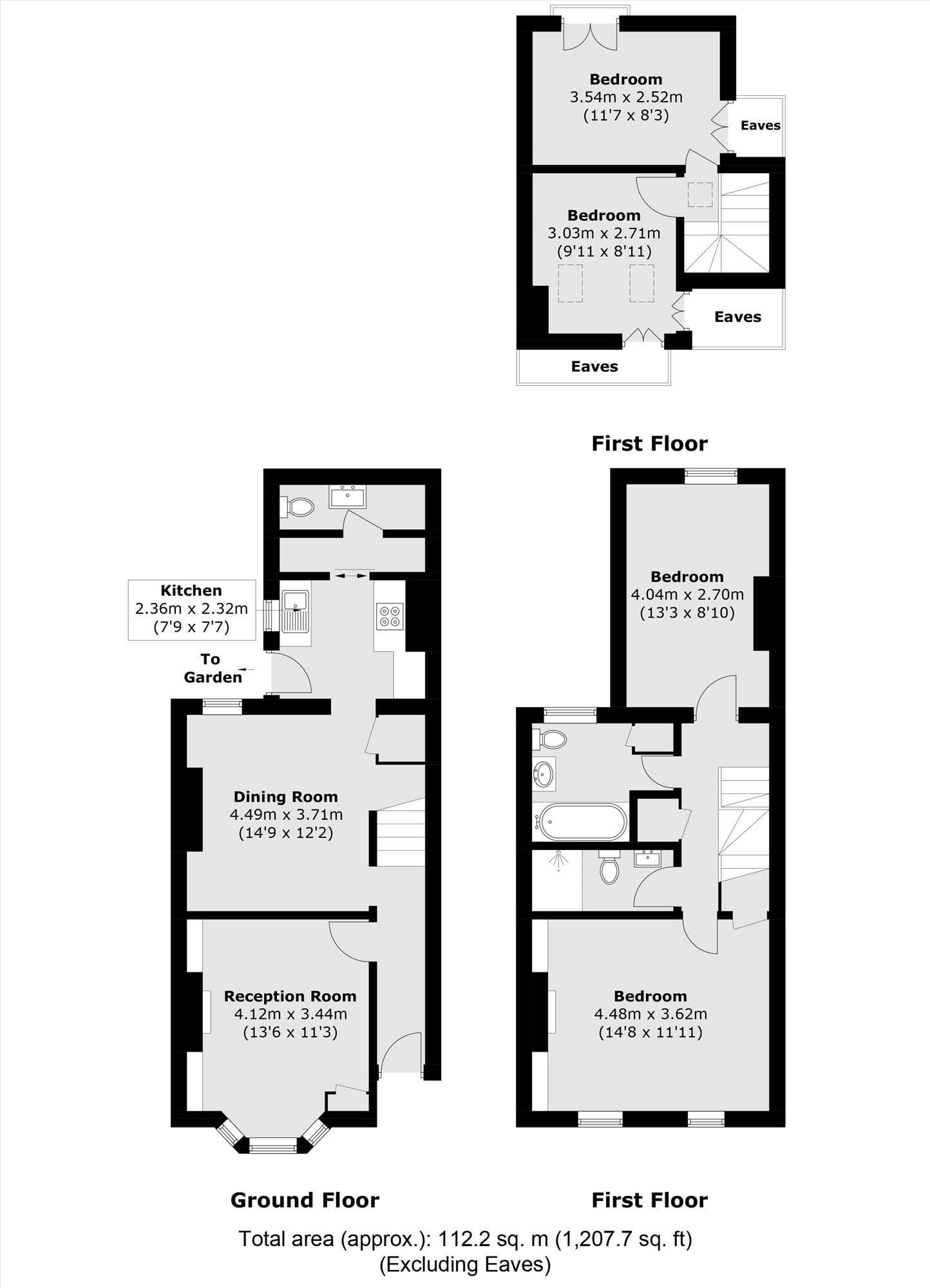 5, St. Georges Road, Hanworth floorplan
