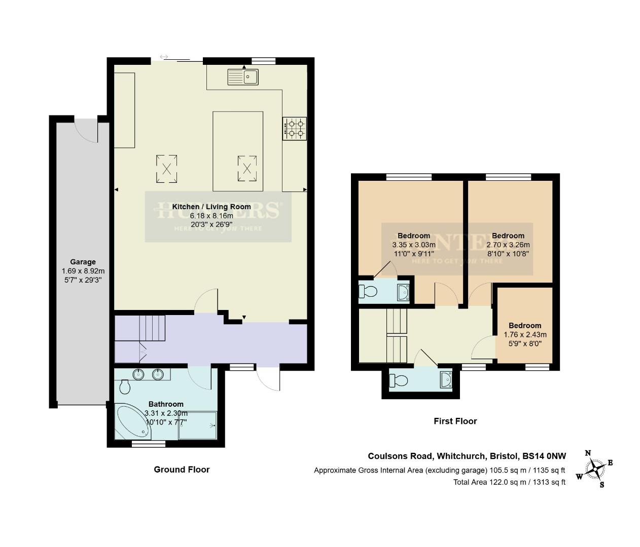 42, Coulsons Road, Bristol floorplan
