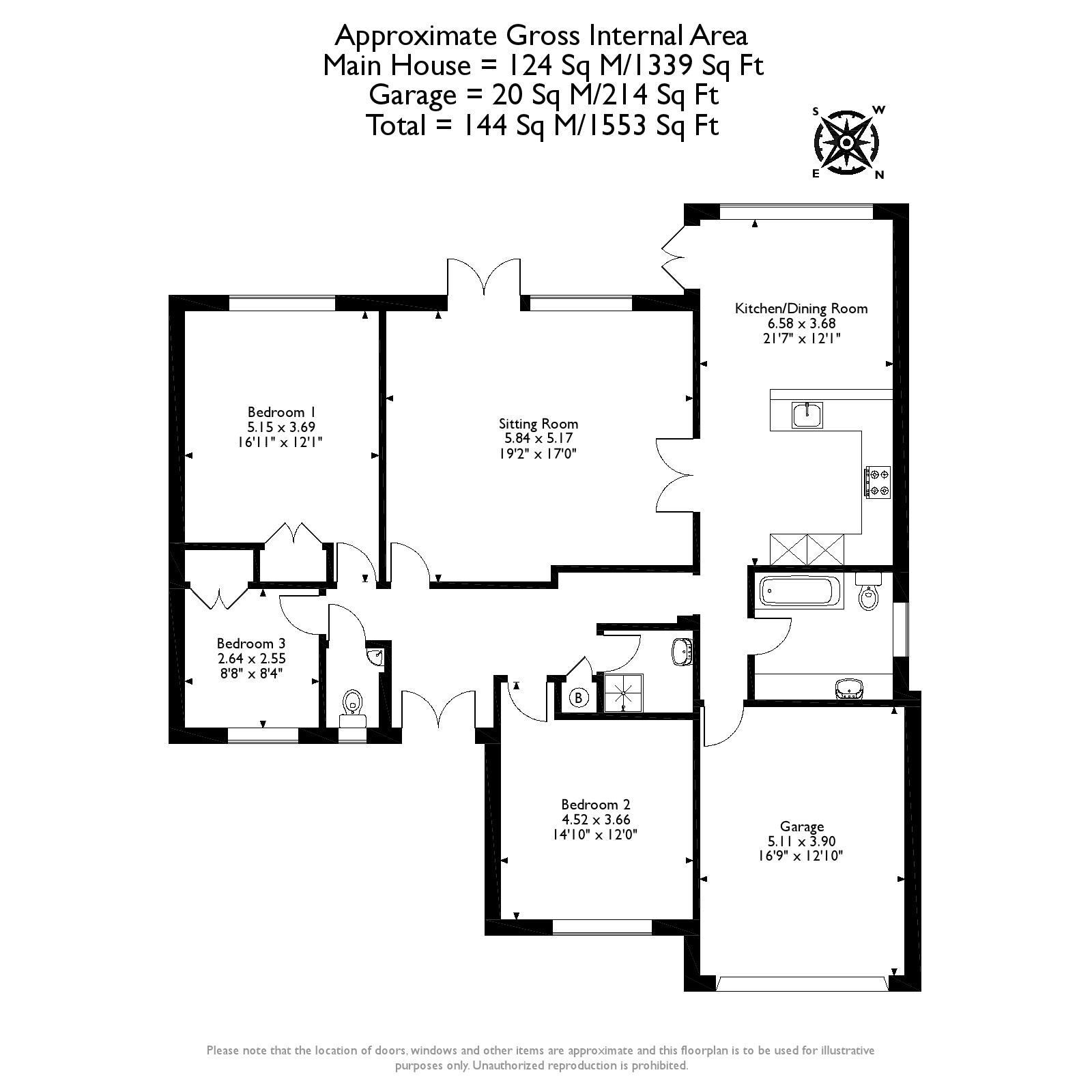 3 Bedrooms Detached bungalow for sale in Cranmer Close, Weybridge KT13