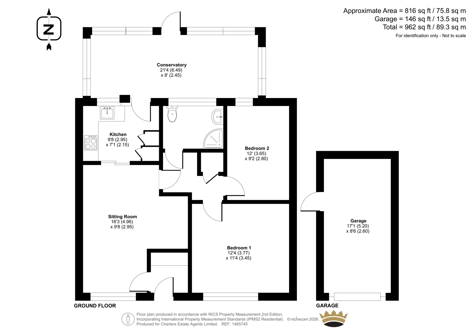 2, Ashleigh Close, Littlehampton floorplan