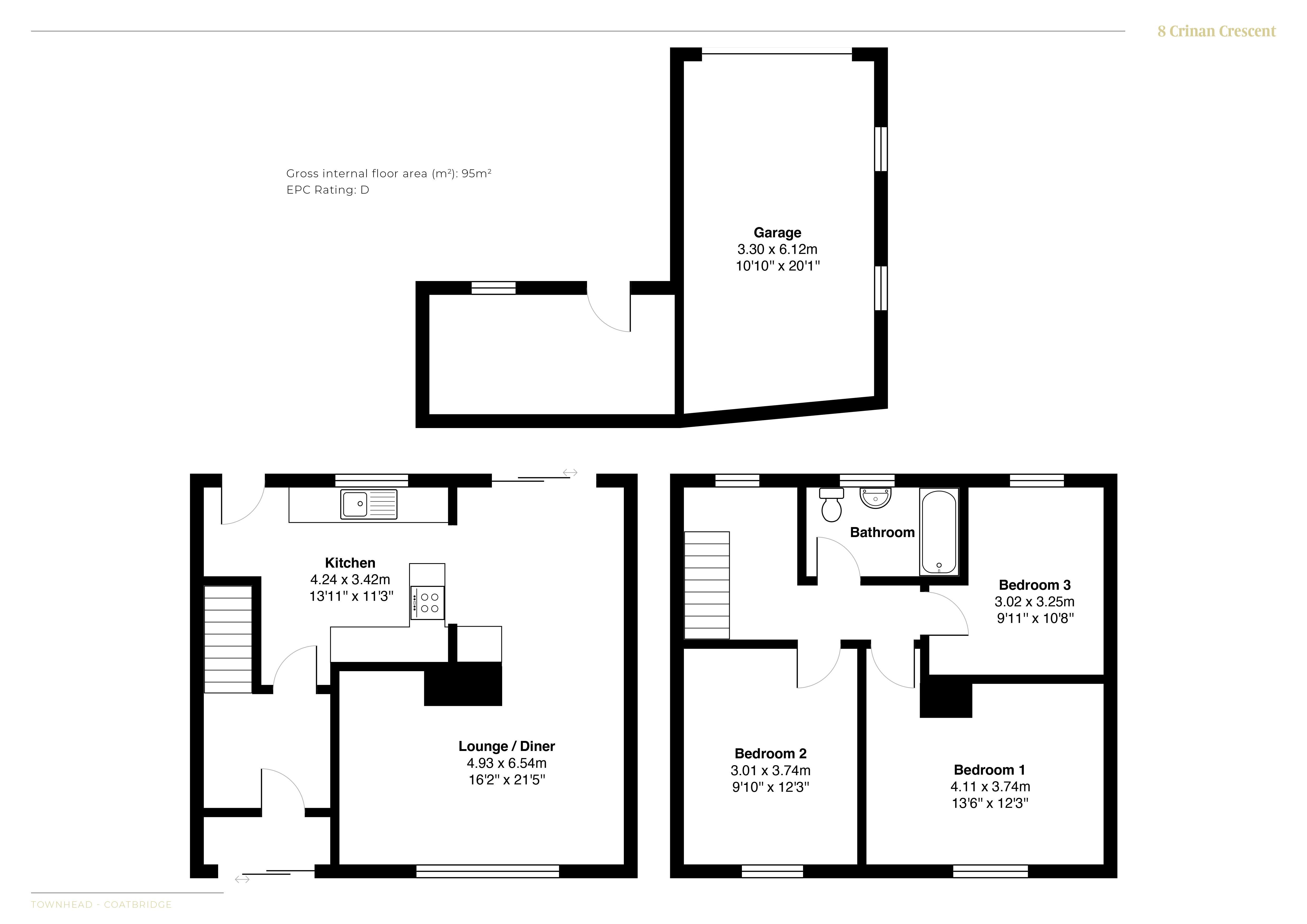 8, Crinan Crescent, Coatbridge floorplan