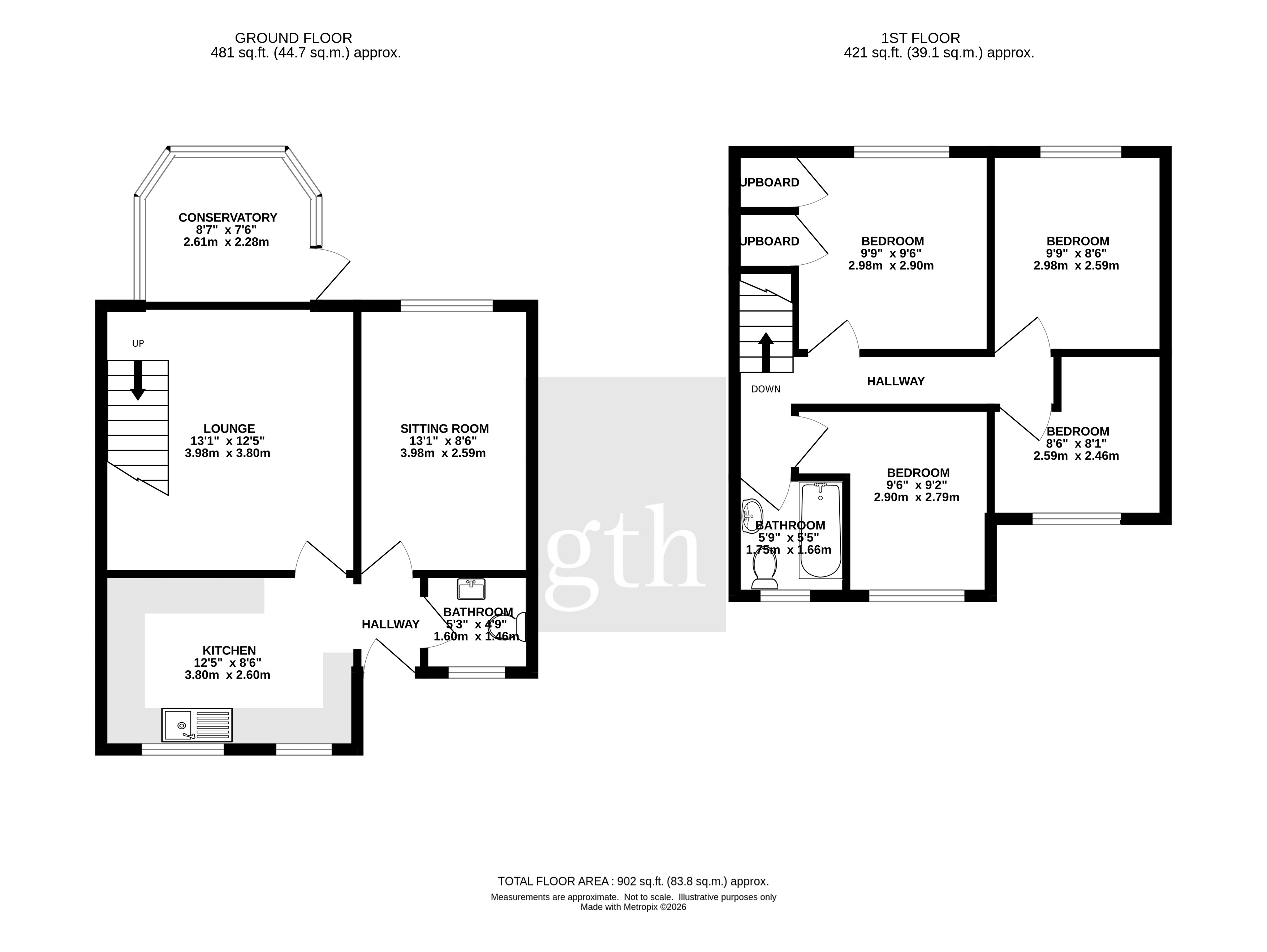 23, Rosemoor Road, Devon floorplan