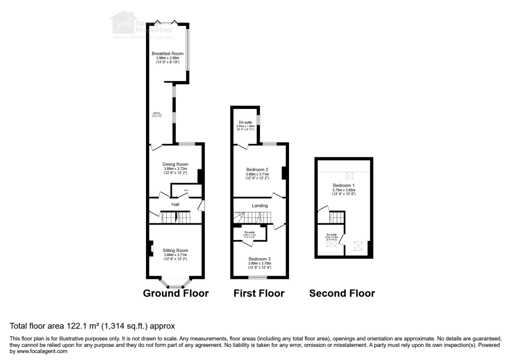 59, Derbyshire Lane, Nottingham floorplan