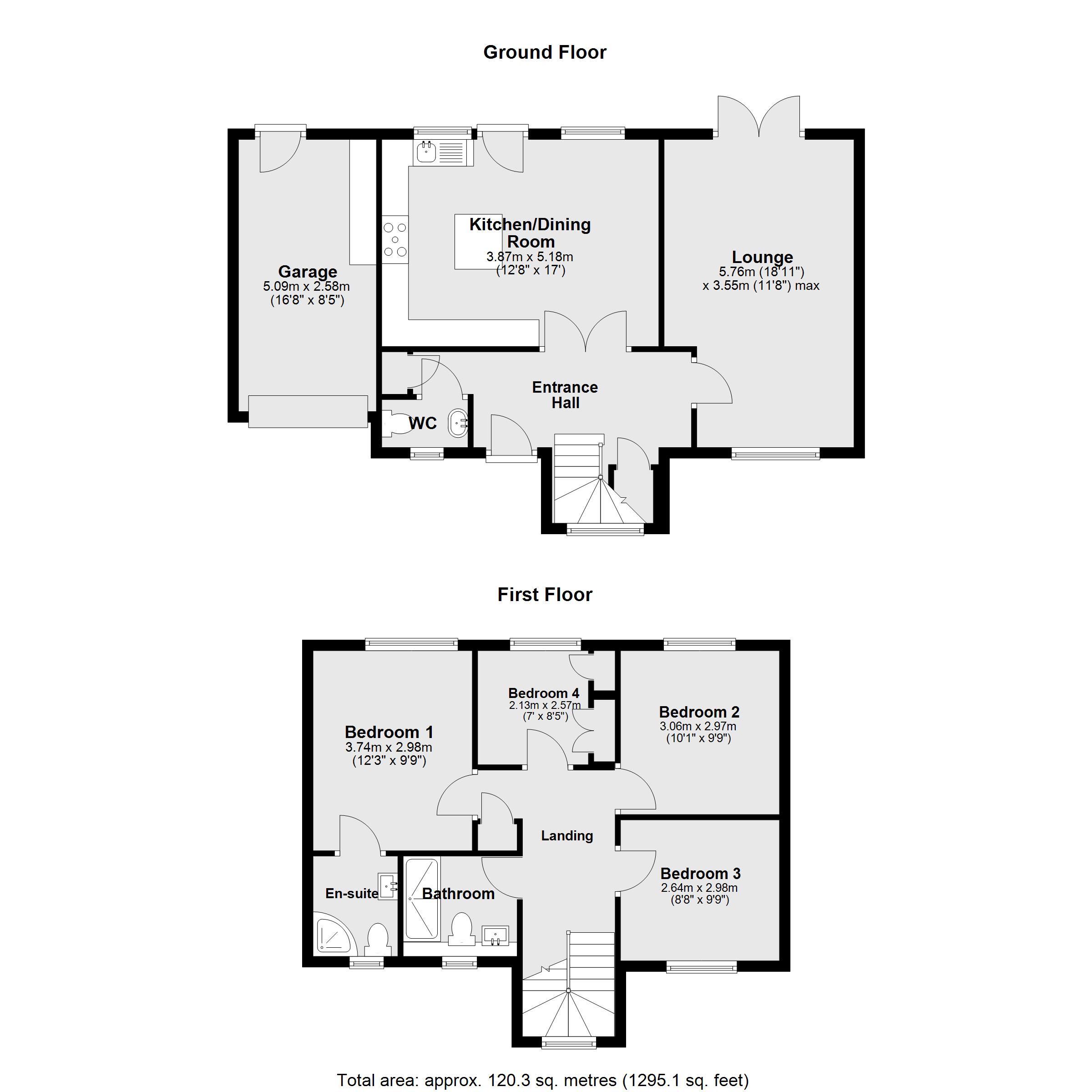 18, Milton Close, Lincoln floorplan