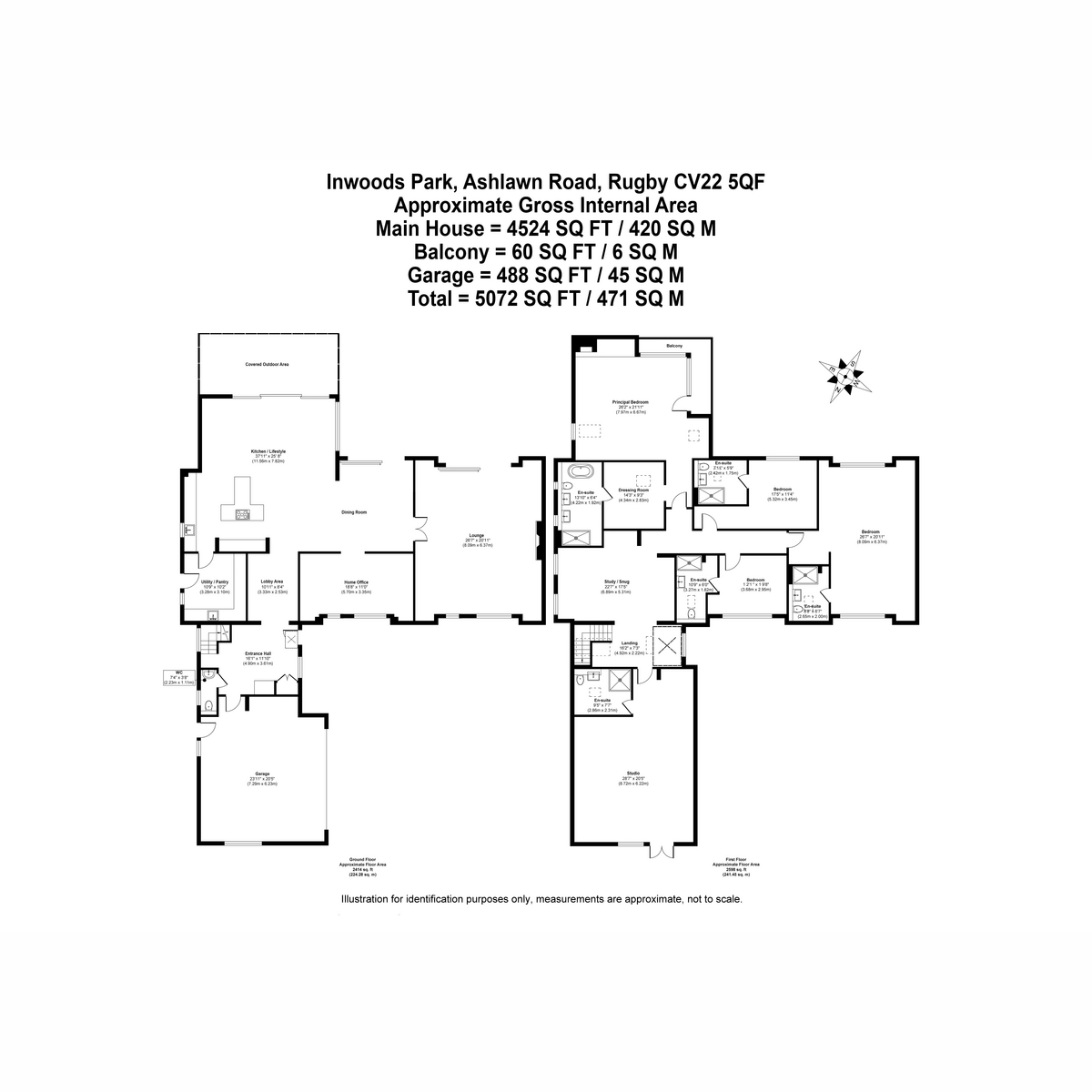 Inwoods Drive, Rugby floorplan