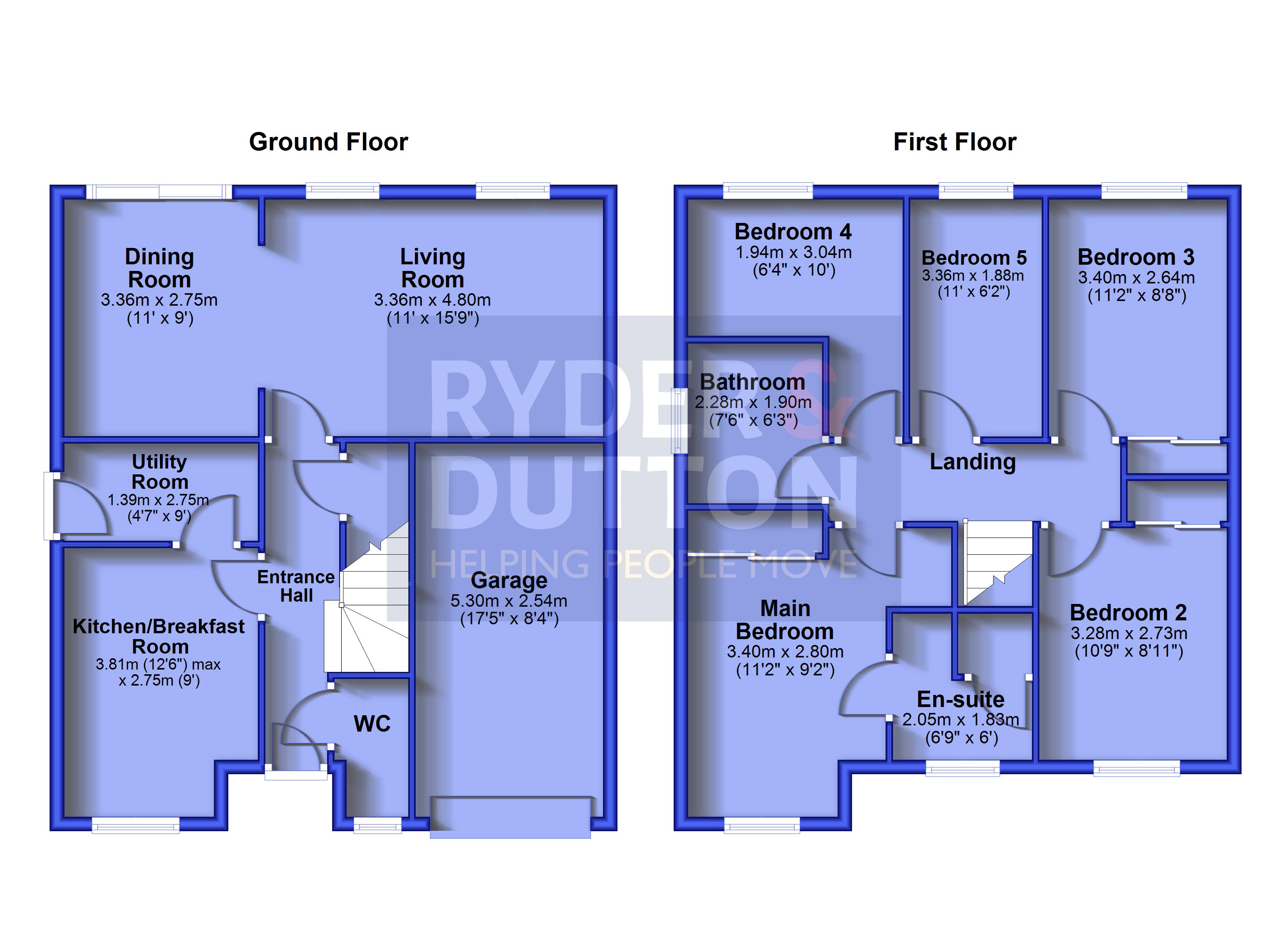 10, Hill Top Drive, West Yorkshire floorplan
