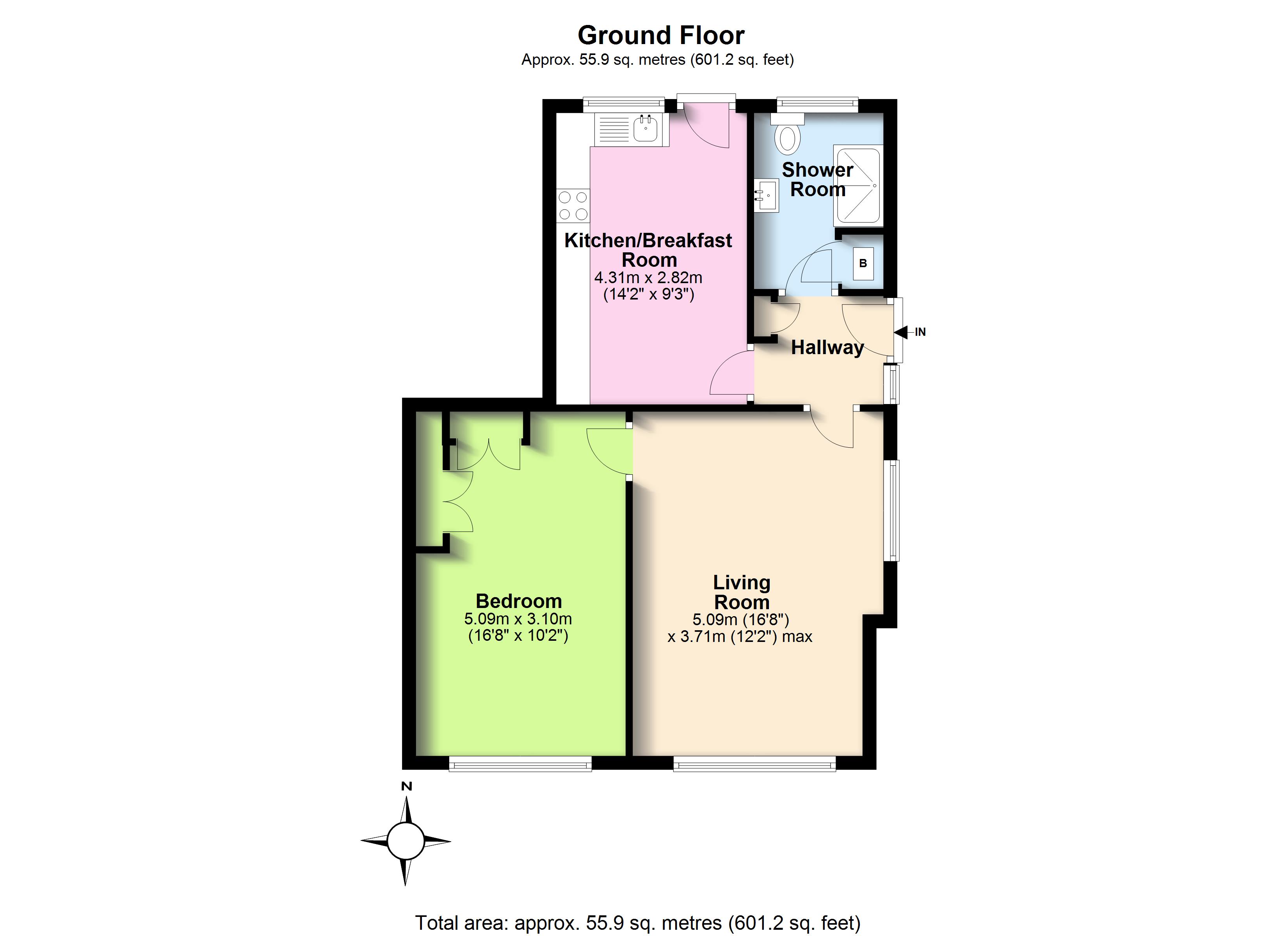3a, Beehive Lane, Worthing floorplan