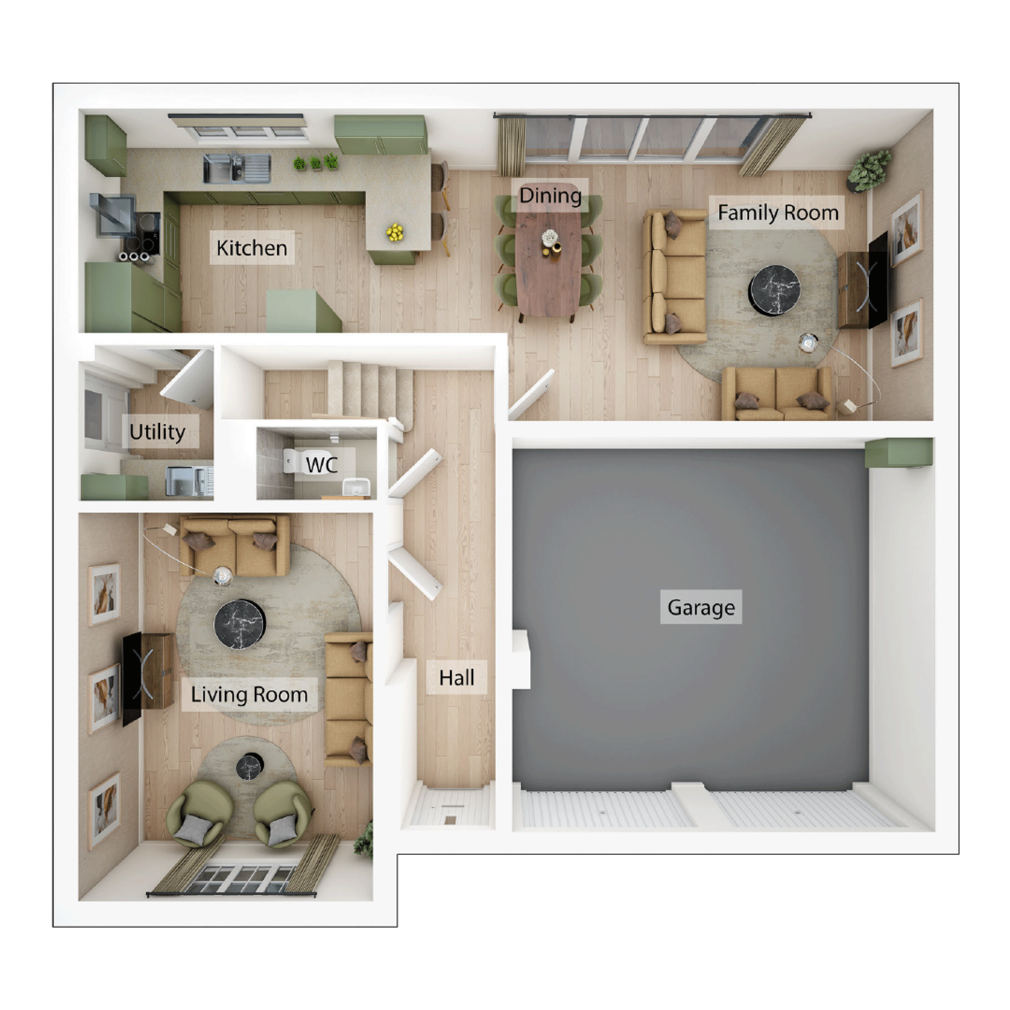 220, Northampton Road, Market Harborough floorplan