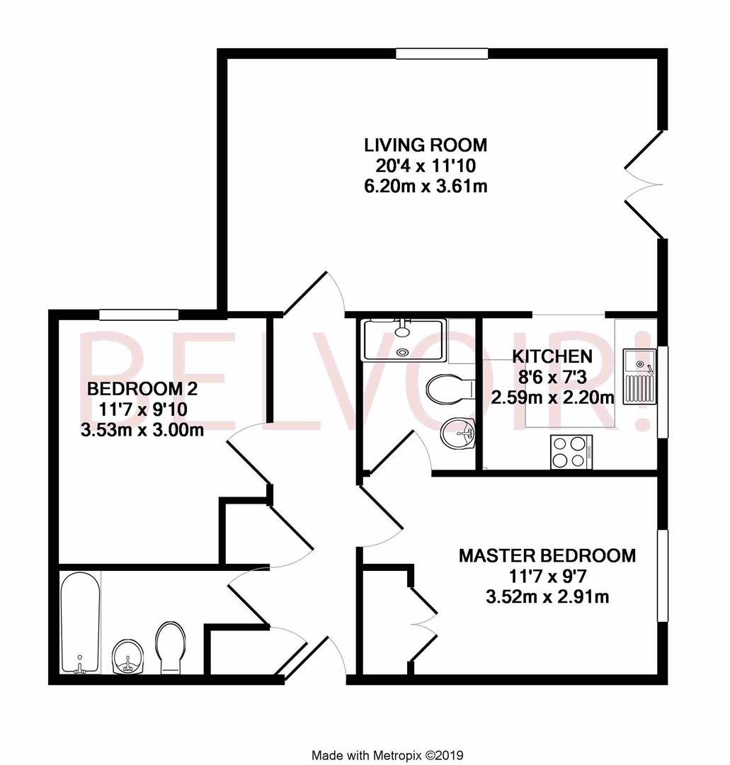 2 Bedrooms Flat for sale in Skippetts Gardens, Basingstoke RG21