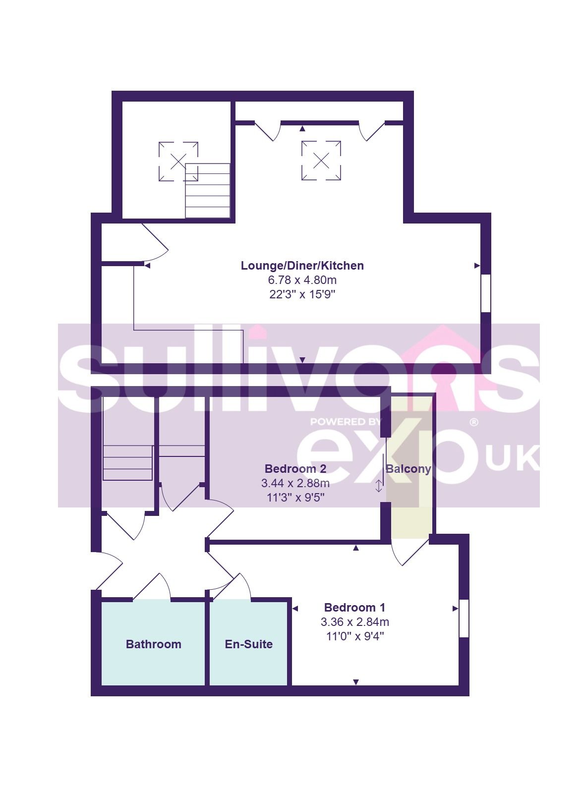 Prince Apartments,36, Phoebe Road, Swansea floorplan
