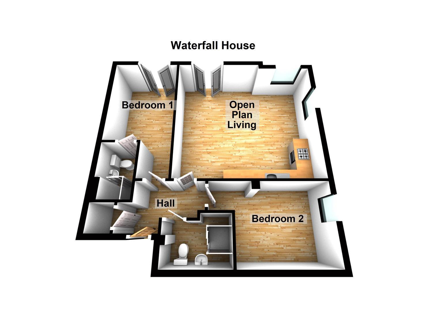 Flat 5, Waterfall House, Waters Edge, Stourport-On-Severn floorplan