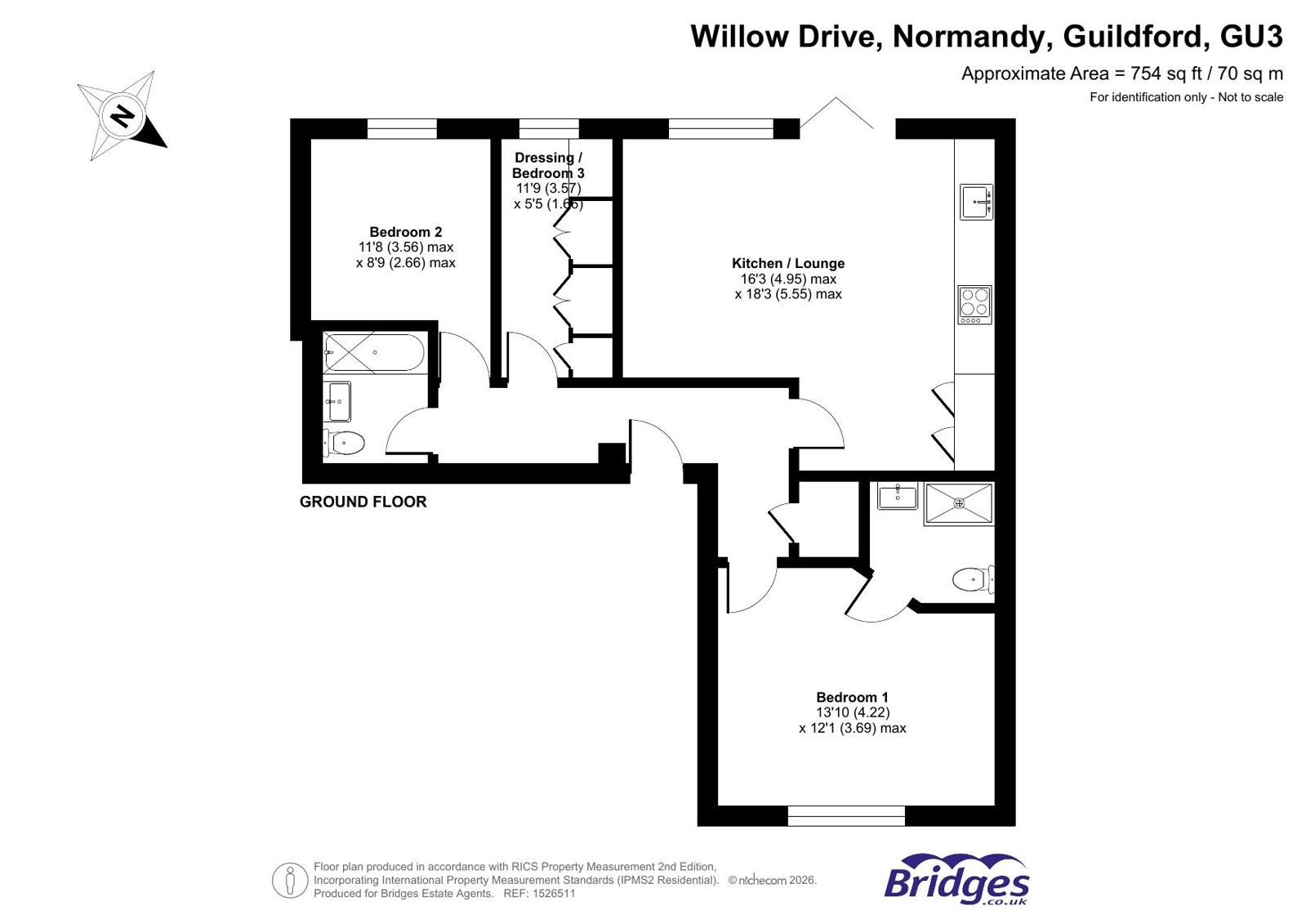 5A,, Willow Drive, Guildford floorplan