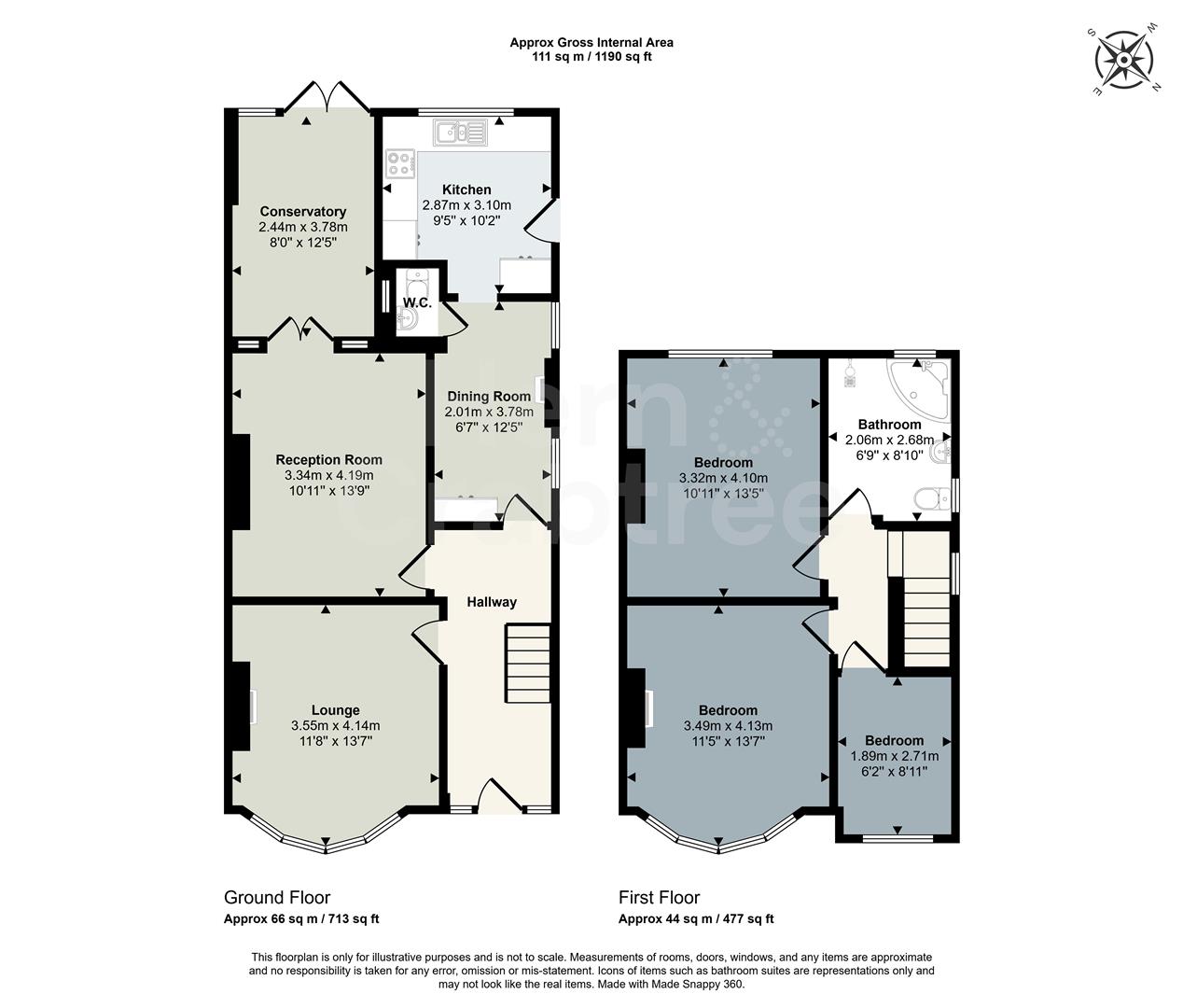 3, St. Gildas Road, Cardiff floorplan