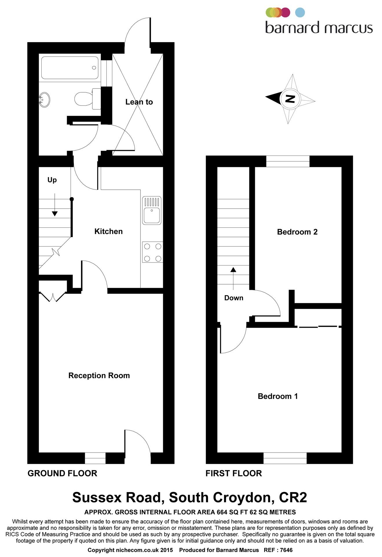 81, Sussex Road, South Croydon floorplan