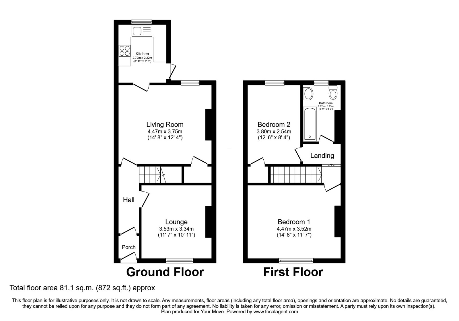 15, Paddock Street, Accrington floorplan