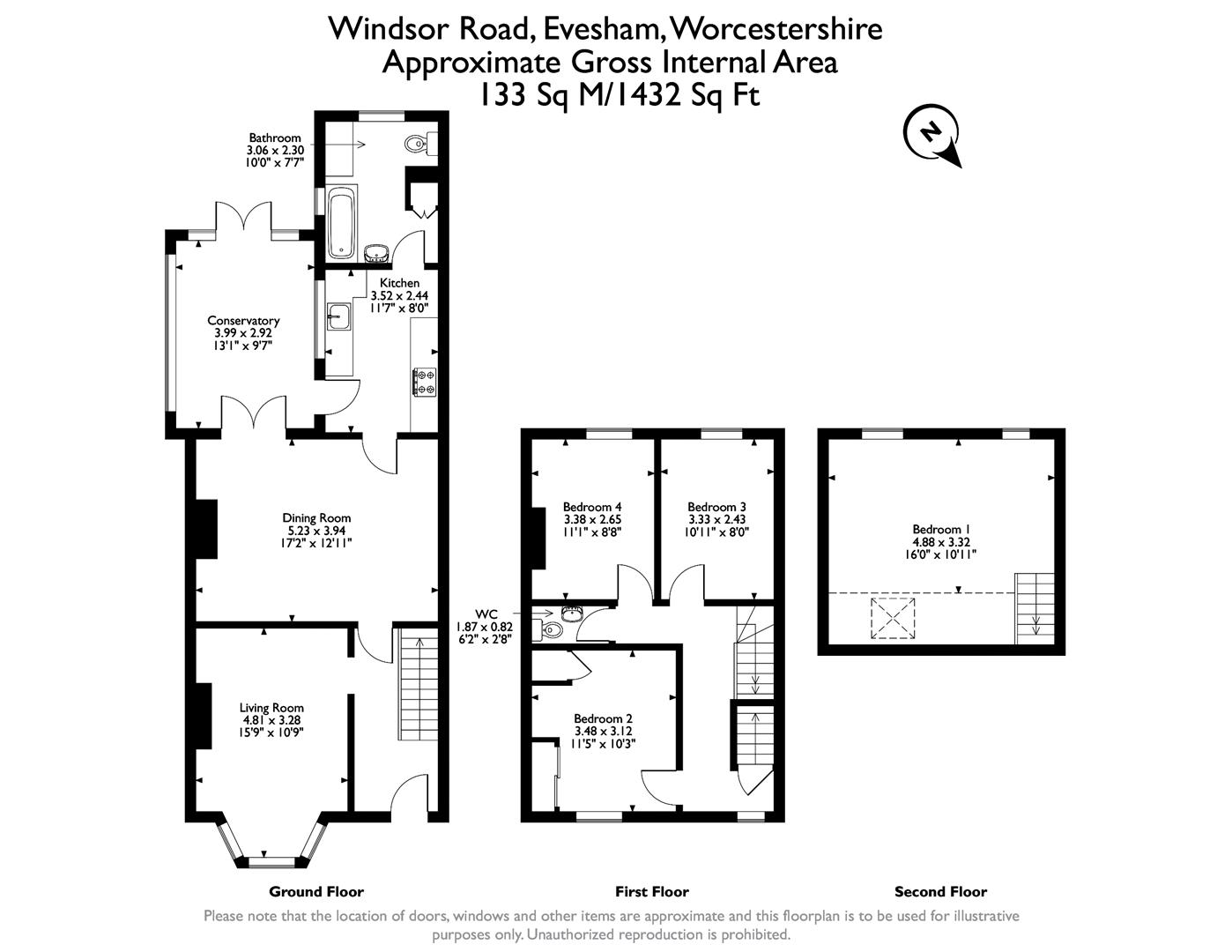 Windsor Road, Evesham WR11, 4 bedroom terraced house for sale 60933745 PrimeLocation