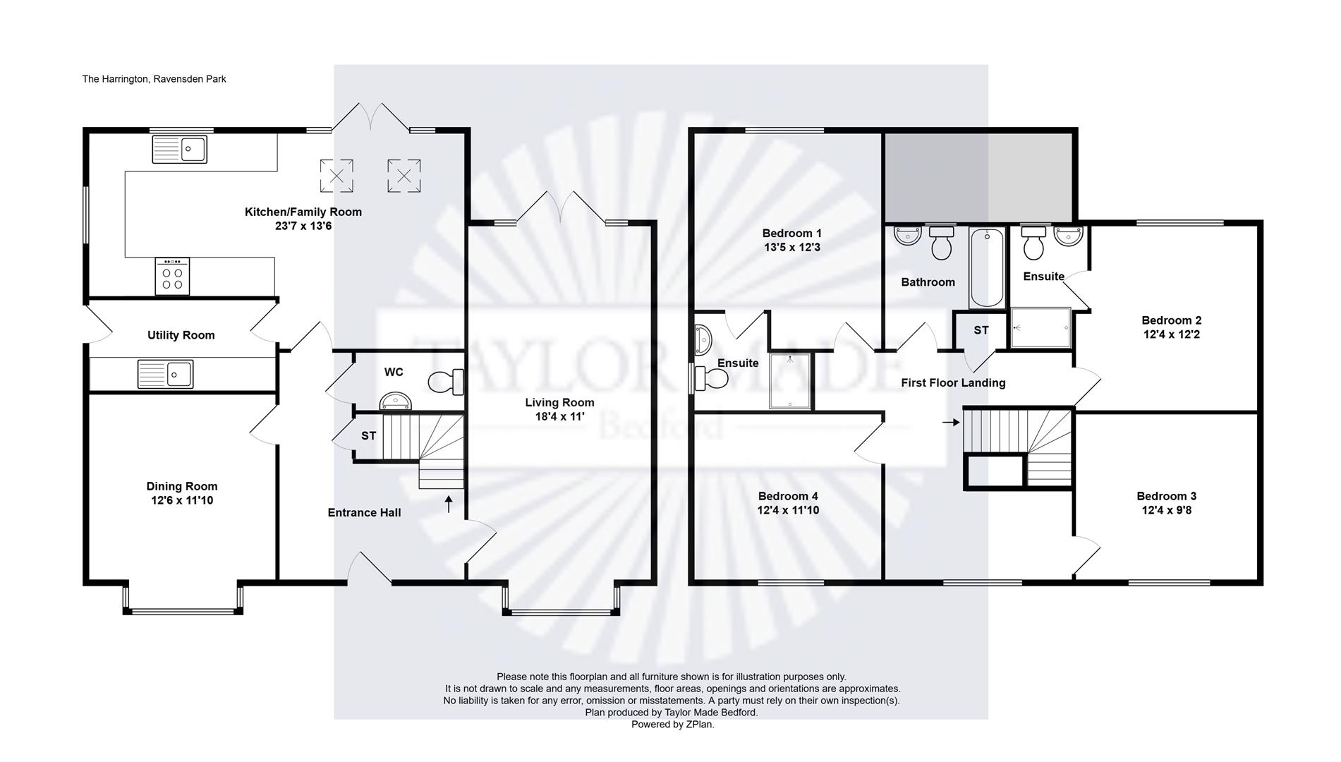 The Harrington, 10, Buels Road, Bedford floorplan