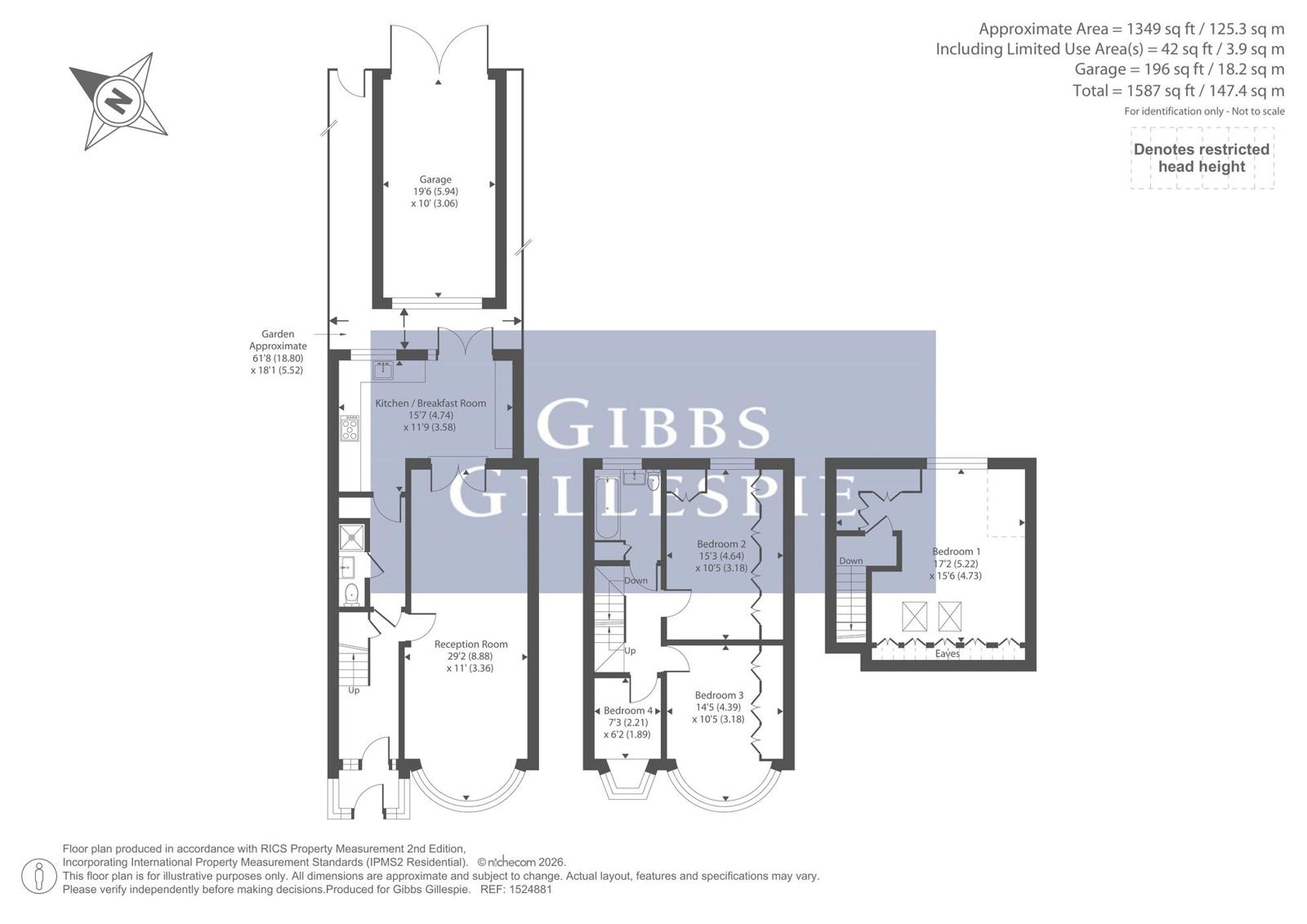 14, Waverley Road, Harrow floorplan