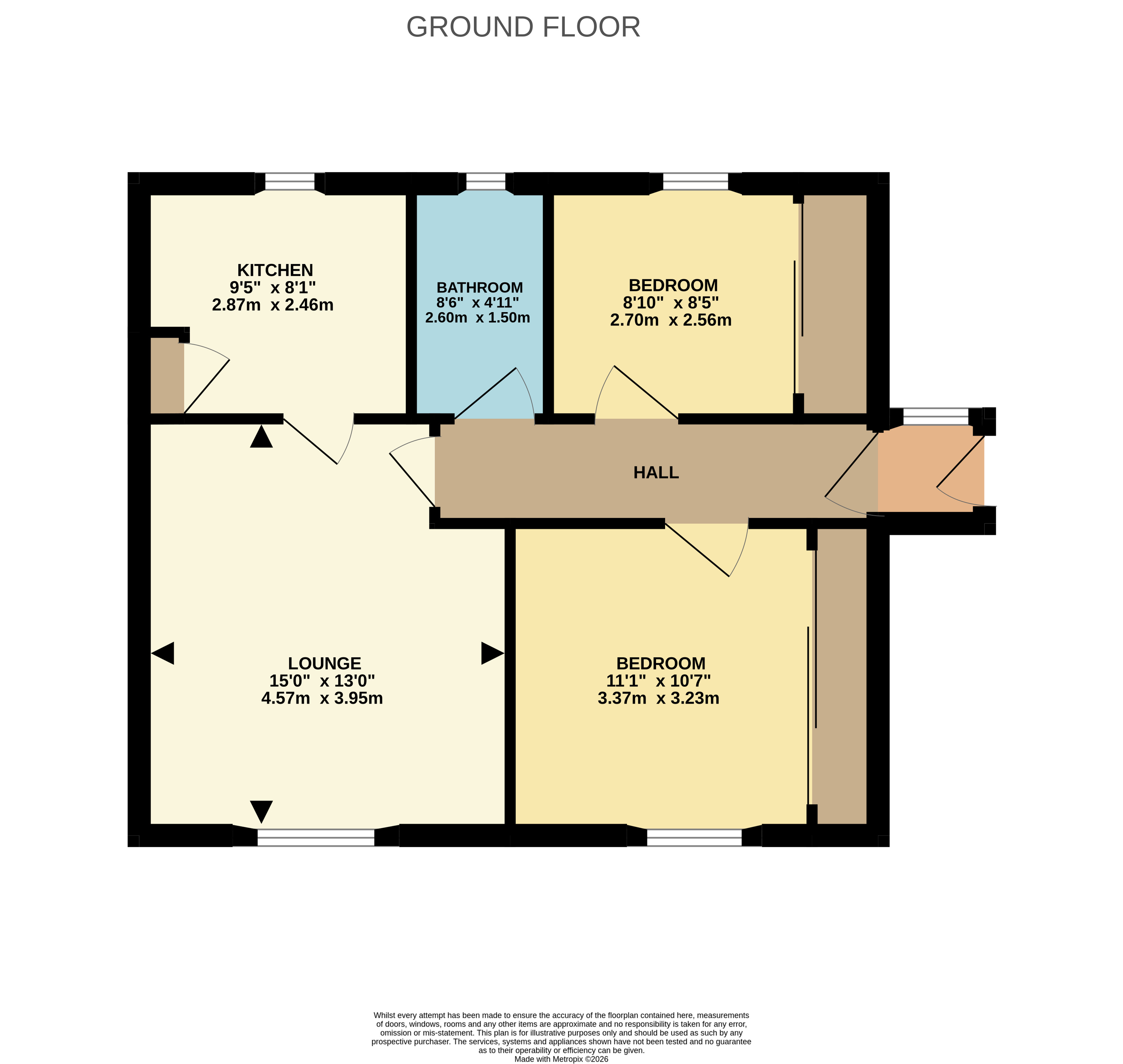 124, Den Walk, Leven floorplan