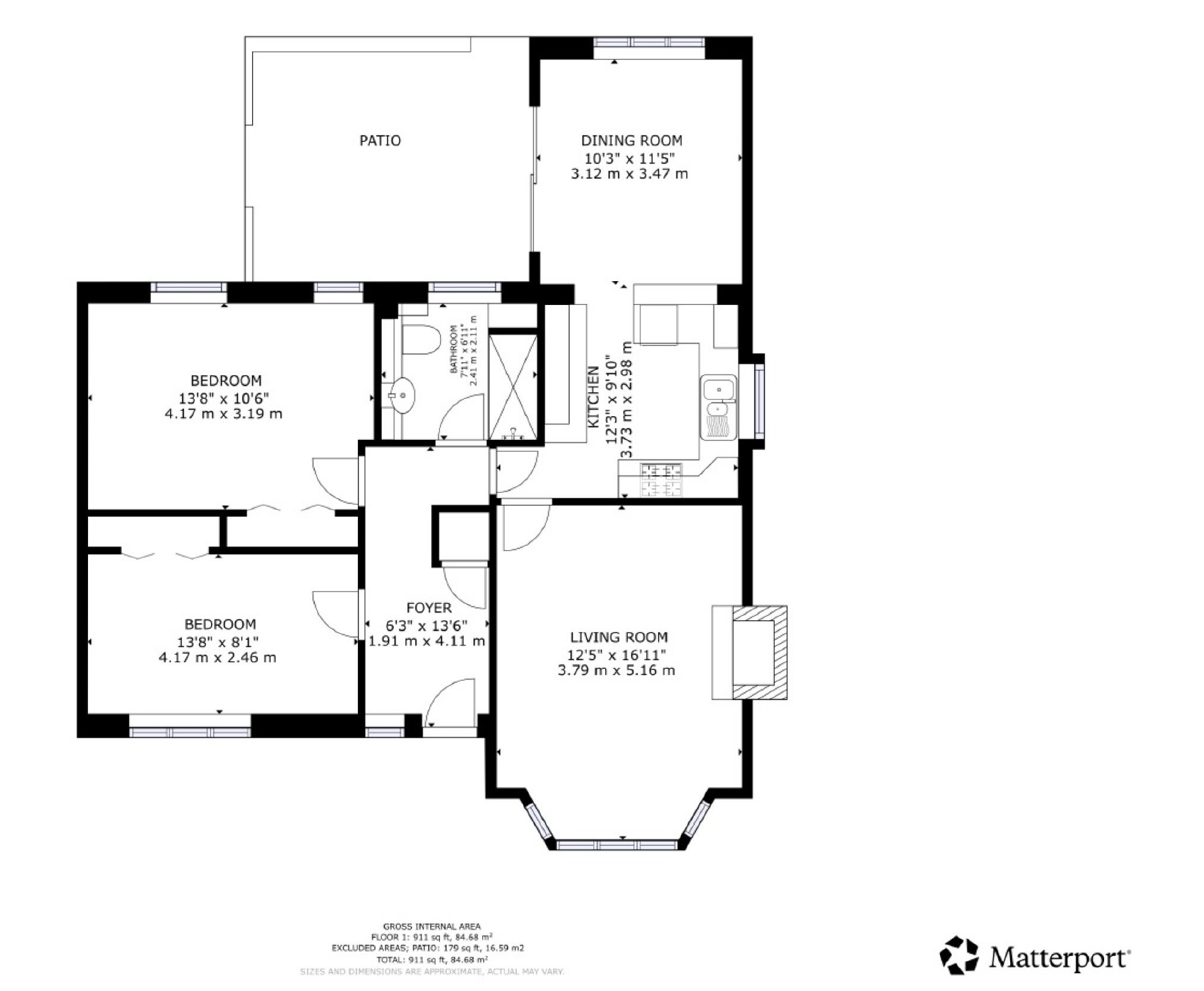 11, Offley Close, Margate floorplan