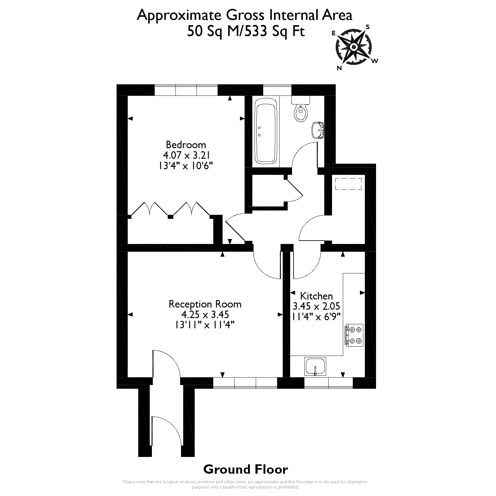 1 Bedrooms Flat for sale in Allingham Court, Summers Road, Farncombe, Godalming GU7