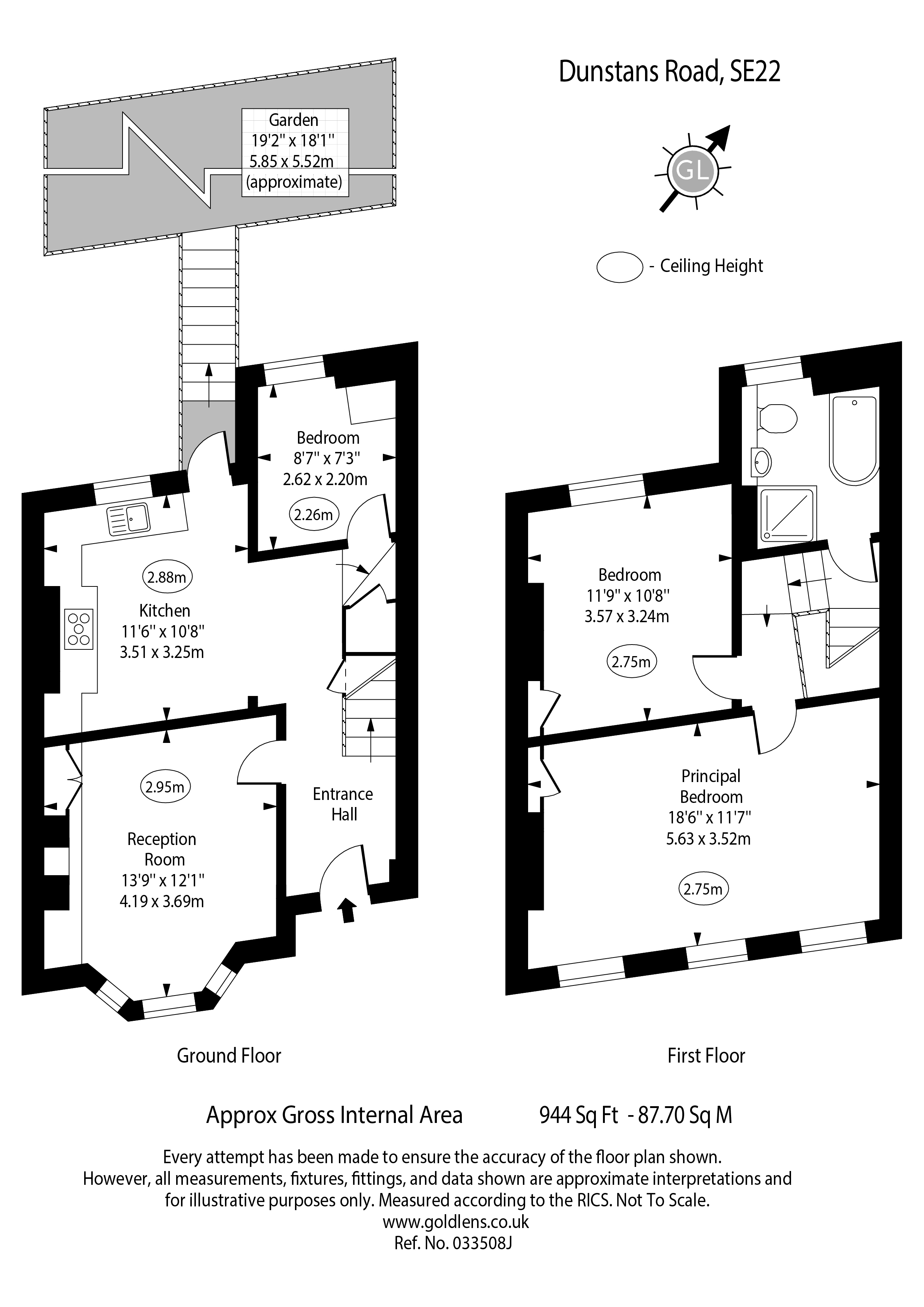 Dunstans Road, London floorplan