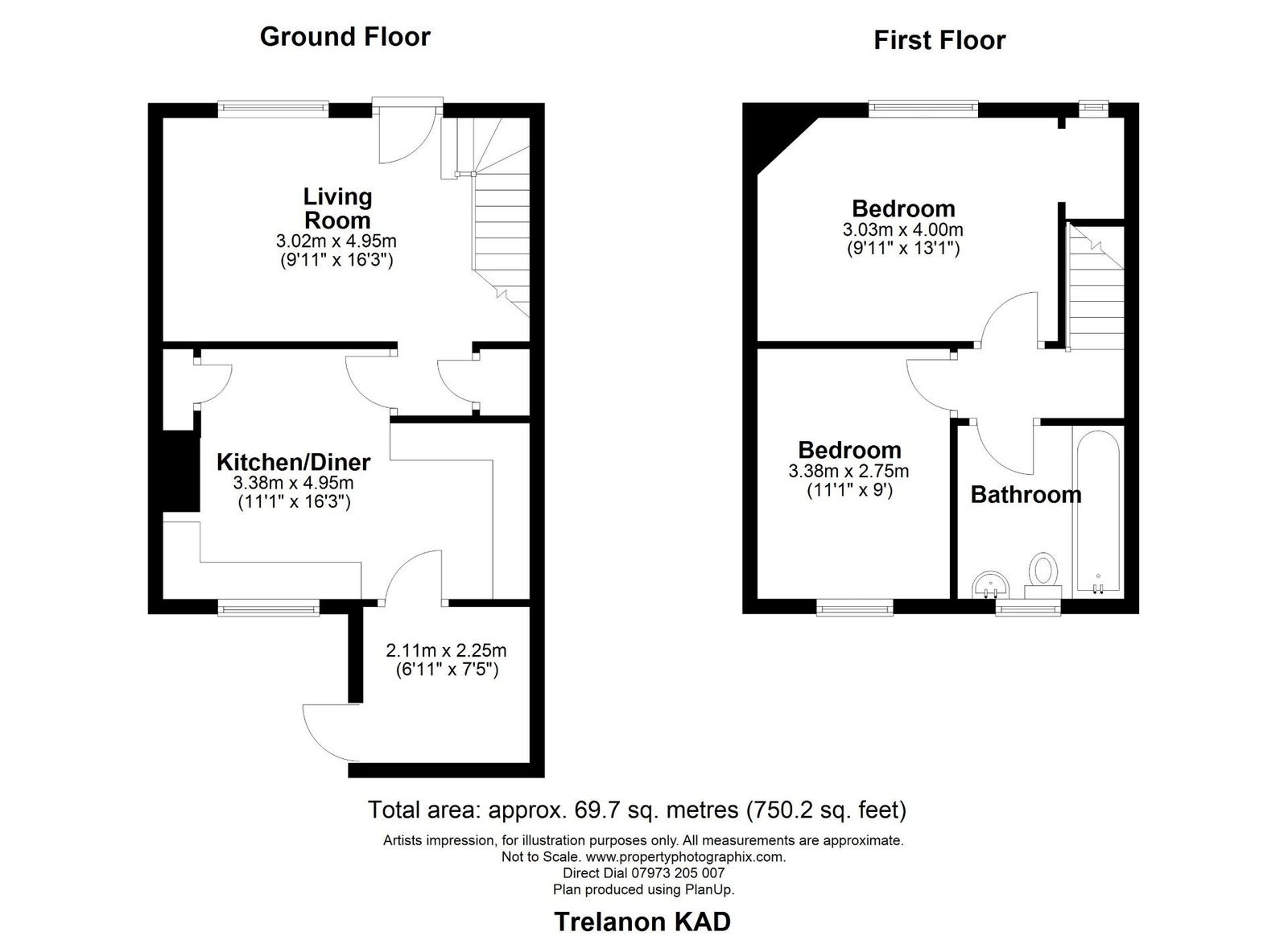 Trelanon, Oswestry floorplan