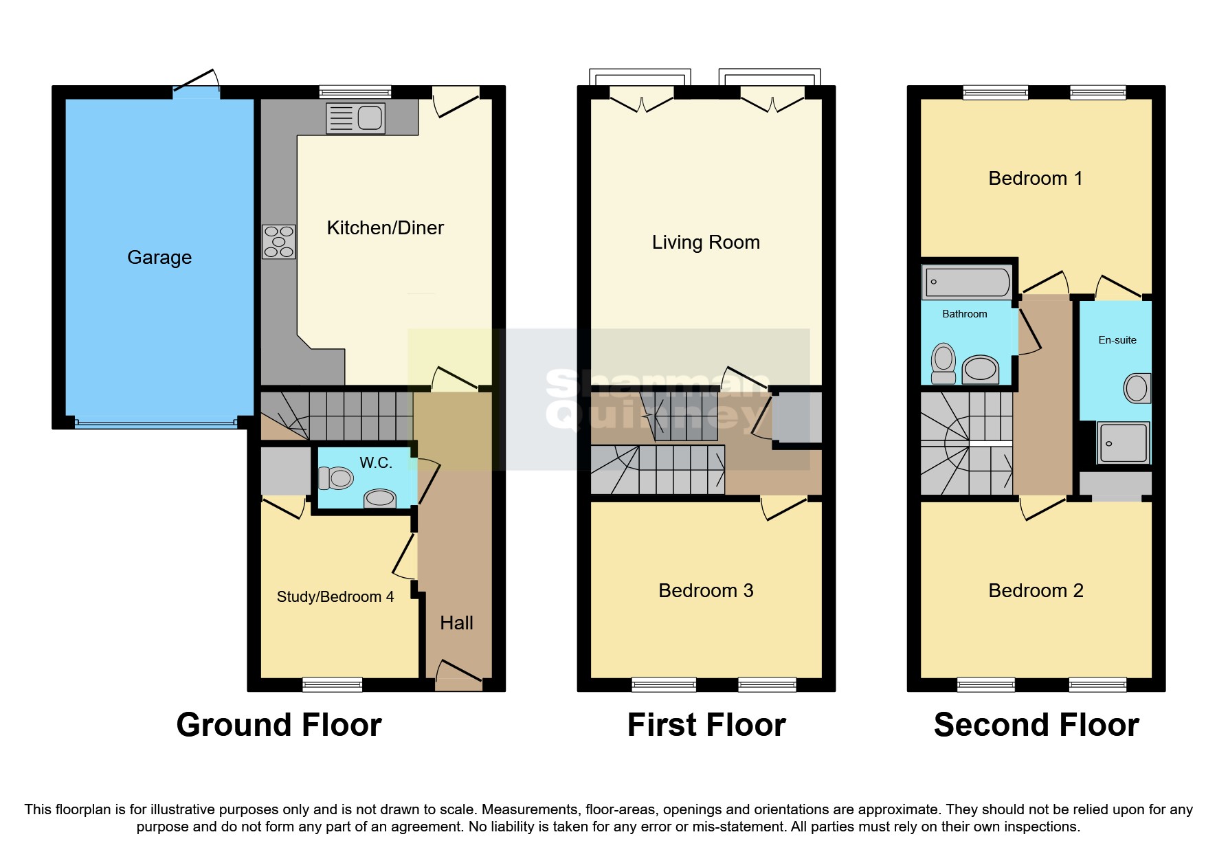 Brookfield Way, Lower Cambourne, Cambridge CB23, 3 bedroom town house
