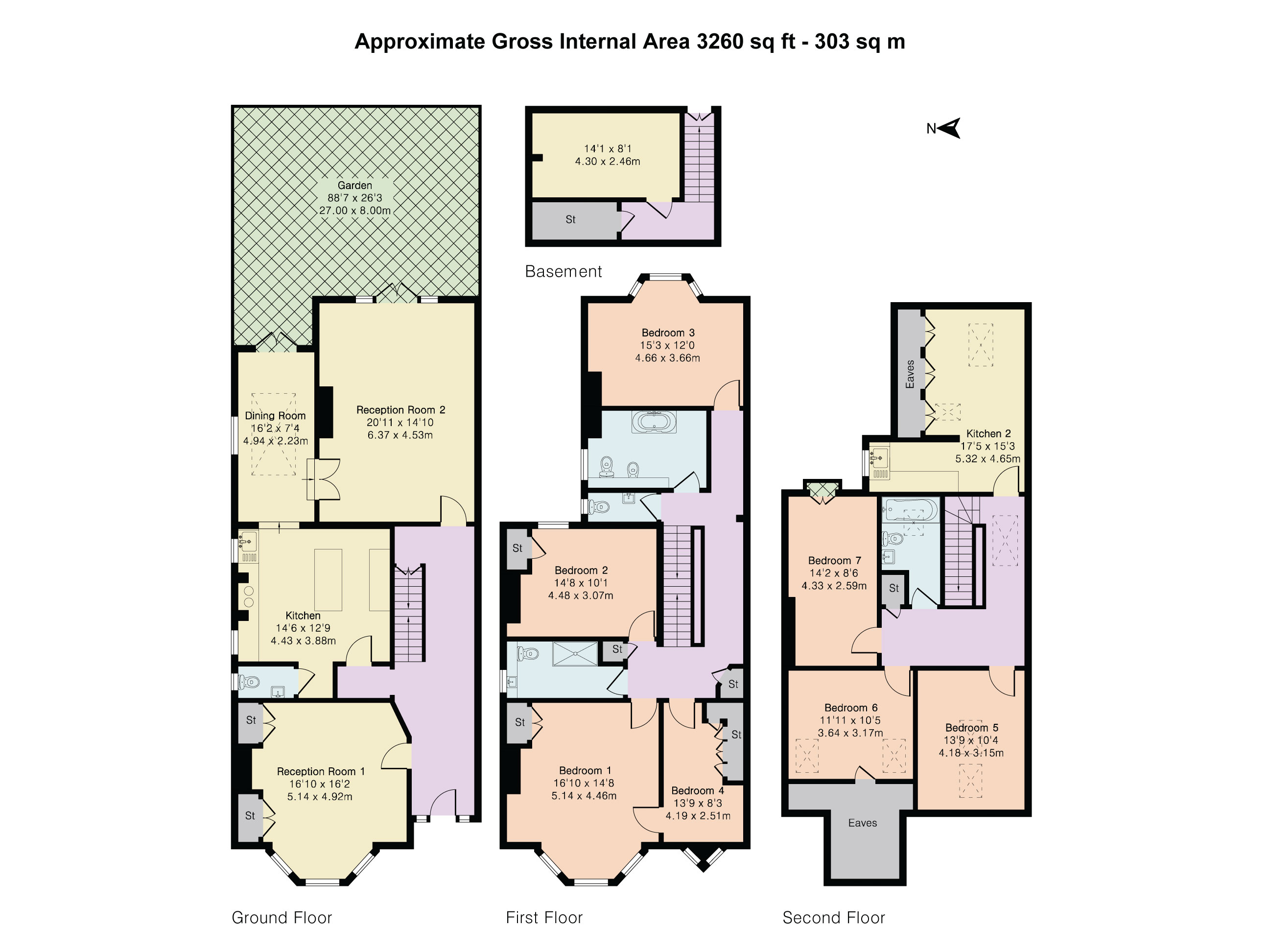 70, Twyford Avenue, London floorplan
