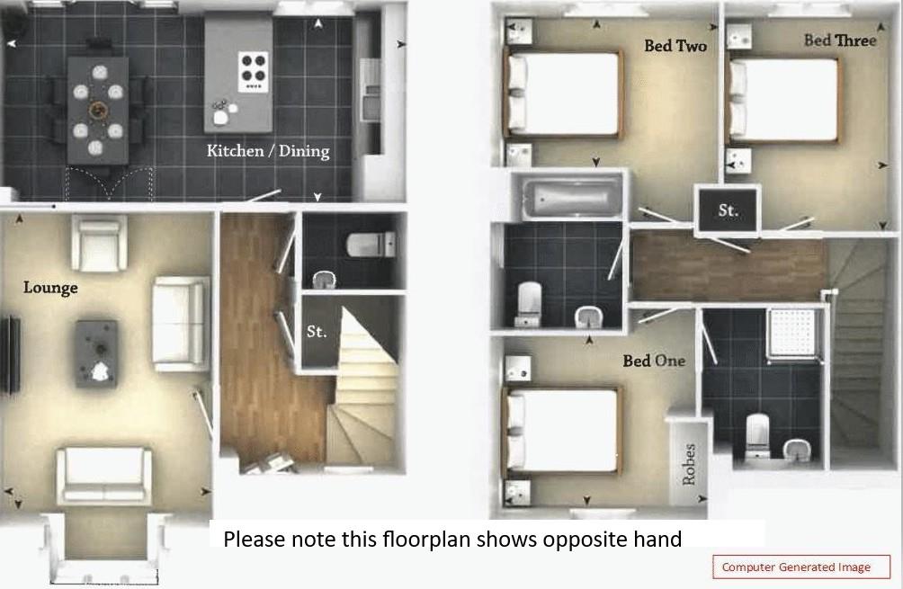 10, Southwell Way, Oakham floorplan