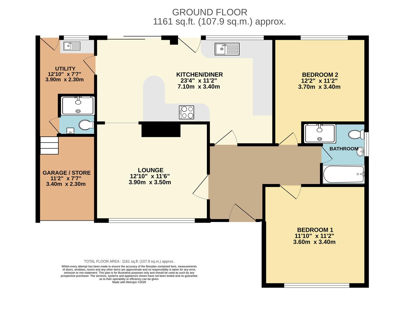 7, Barnfield Close, Brixham floorplan
