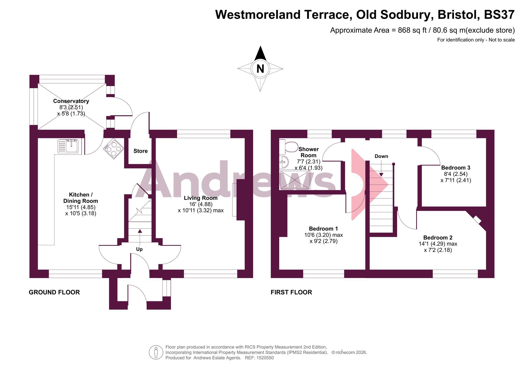 4, Westmoreland Terrace, Bristol floorplan
