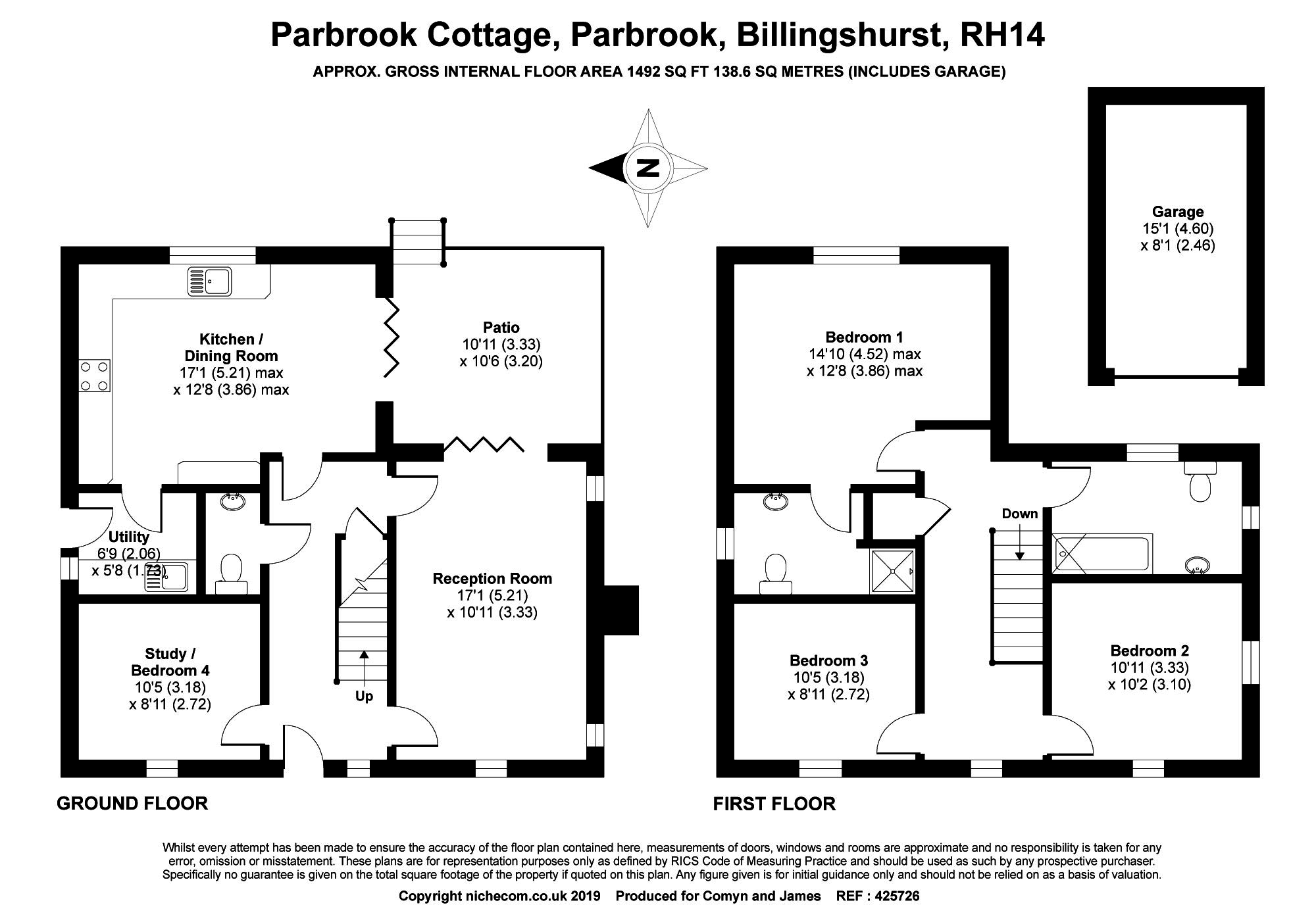 3 Bedrooms Detached house for sale in Parbrook, Billingshurst RH14