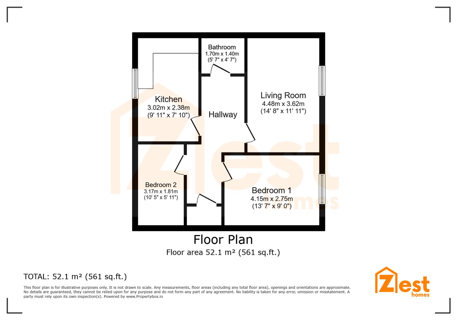 Flat 04, 111, Station Road, Herne Bay floorplan