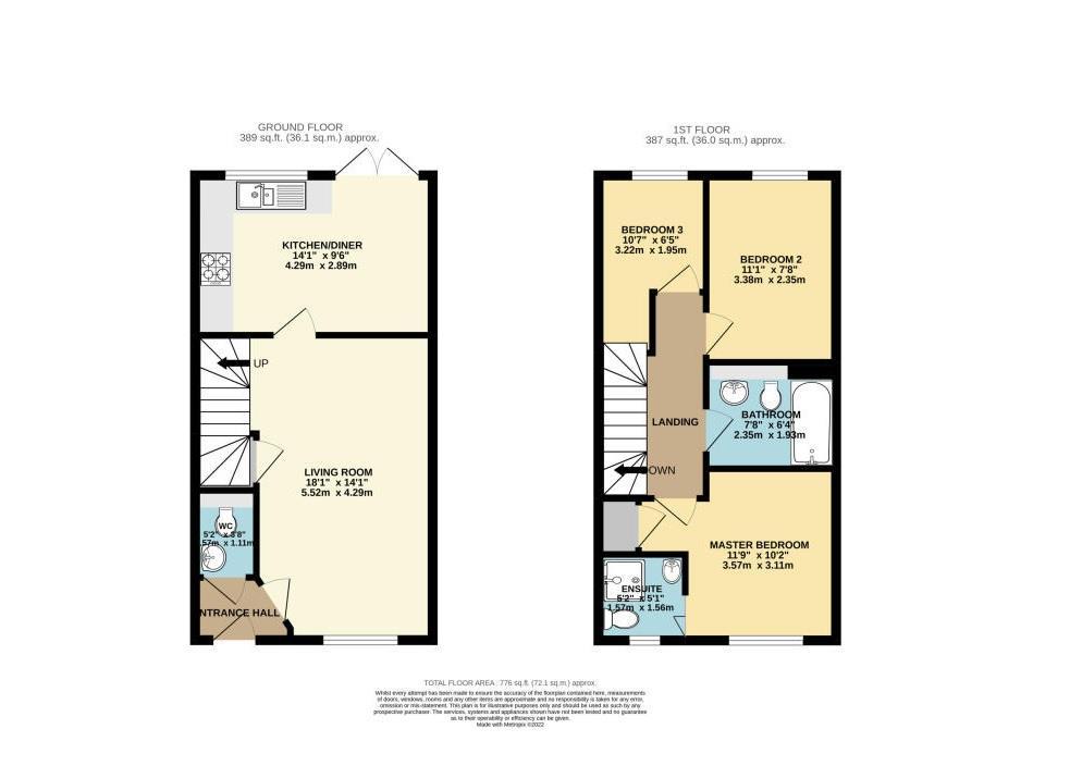 25, Falcon Crescent, Norwich floorplan
