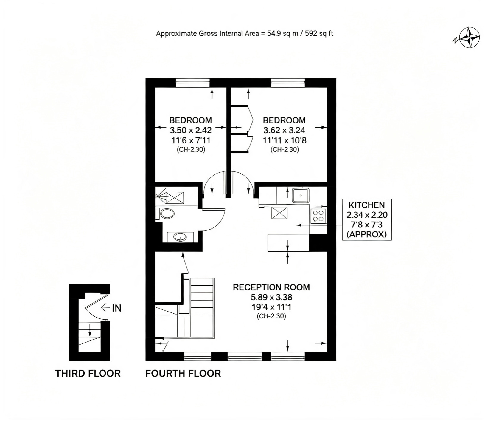 N/A, Collingham Place, Royal Borough Of Kensington And Chelsea floorplan
