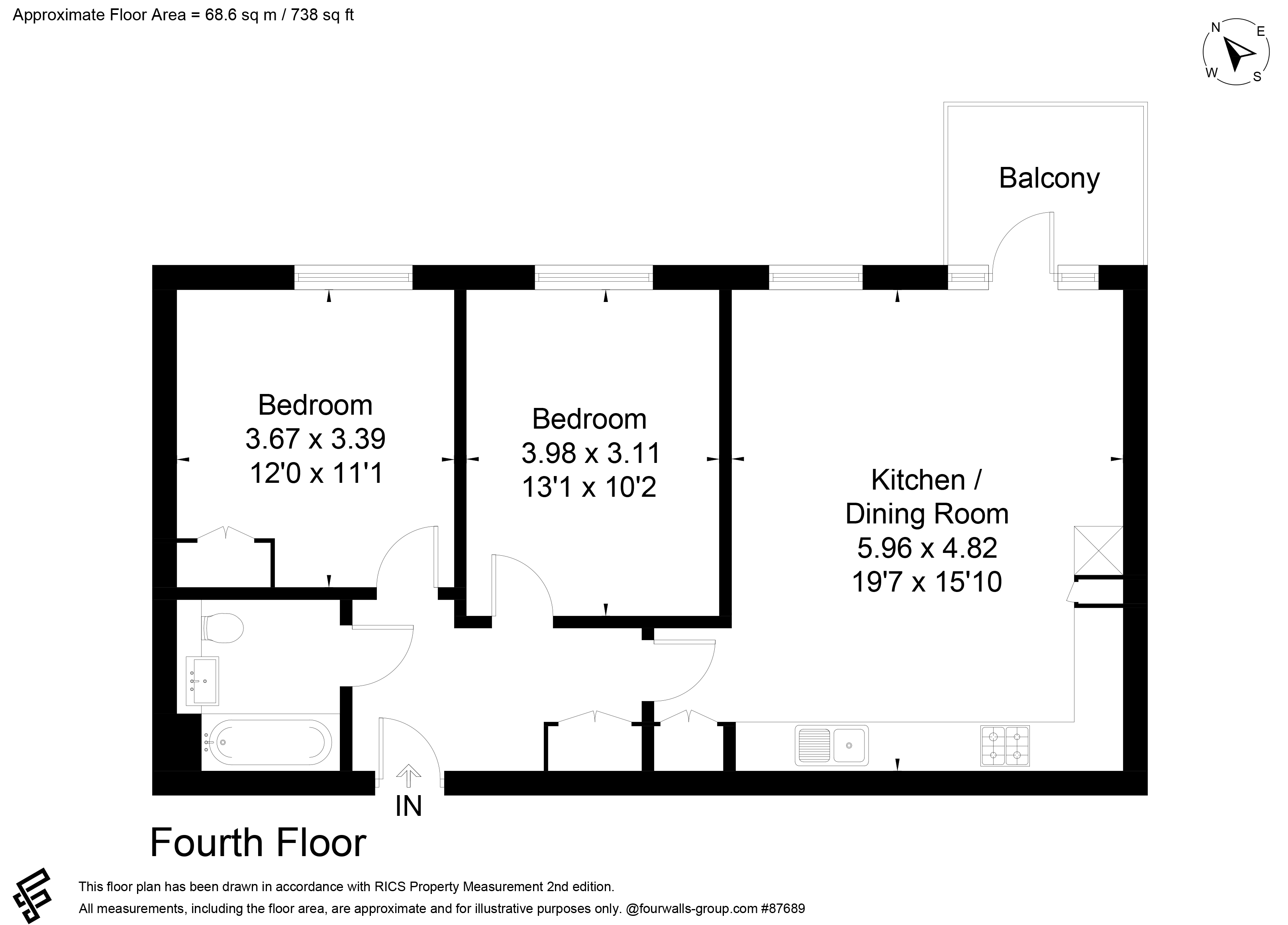 Titian Heights, 12 Scarlet Close, London floorplan