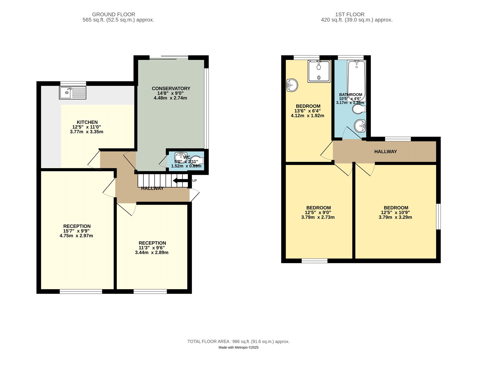 19, Highridge Crescent, Bristol floorplan