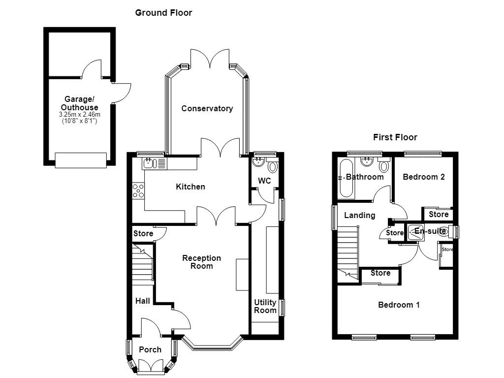 1A, Aintree Drive, Darwen floorplan