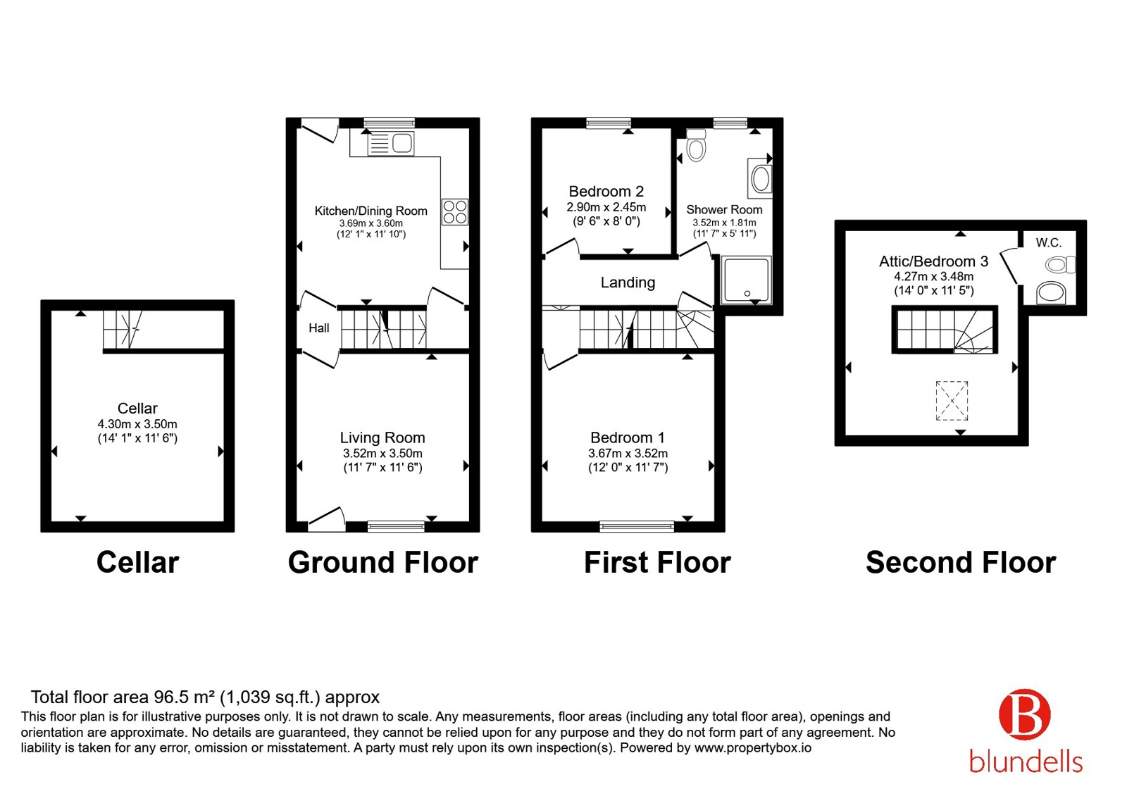 35, Priestley Street, Sheffield floorplan