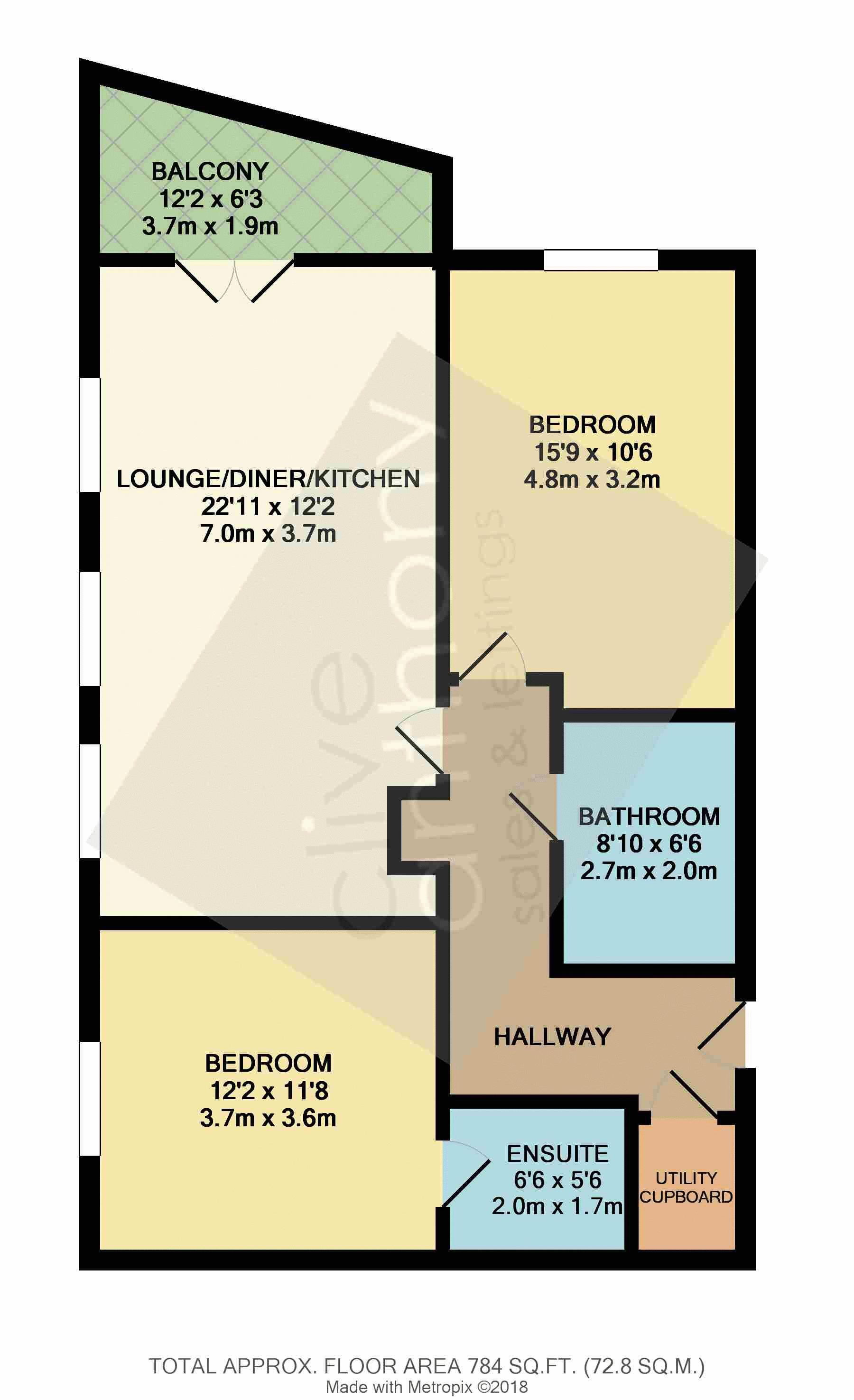 2 Bedrooms Flat to rent in Zinc Court, Longfield Centre, Prestwich M25