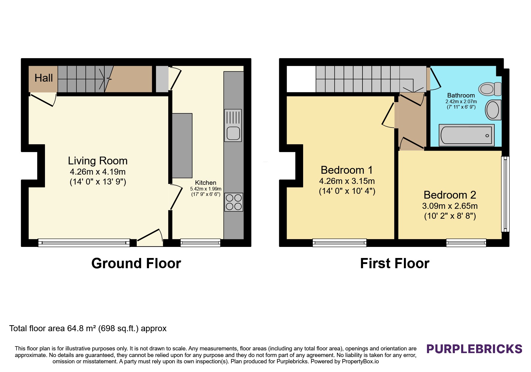 13, Parrott Street, Bradford floorplan
