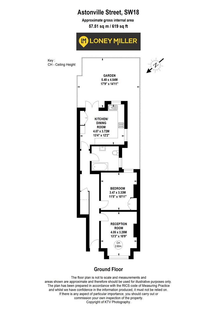 35, Astonville Street, London floorplan