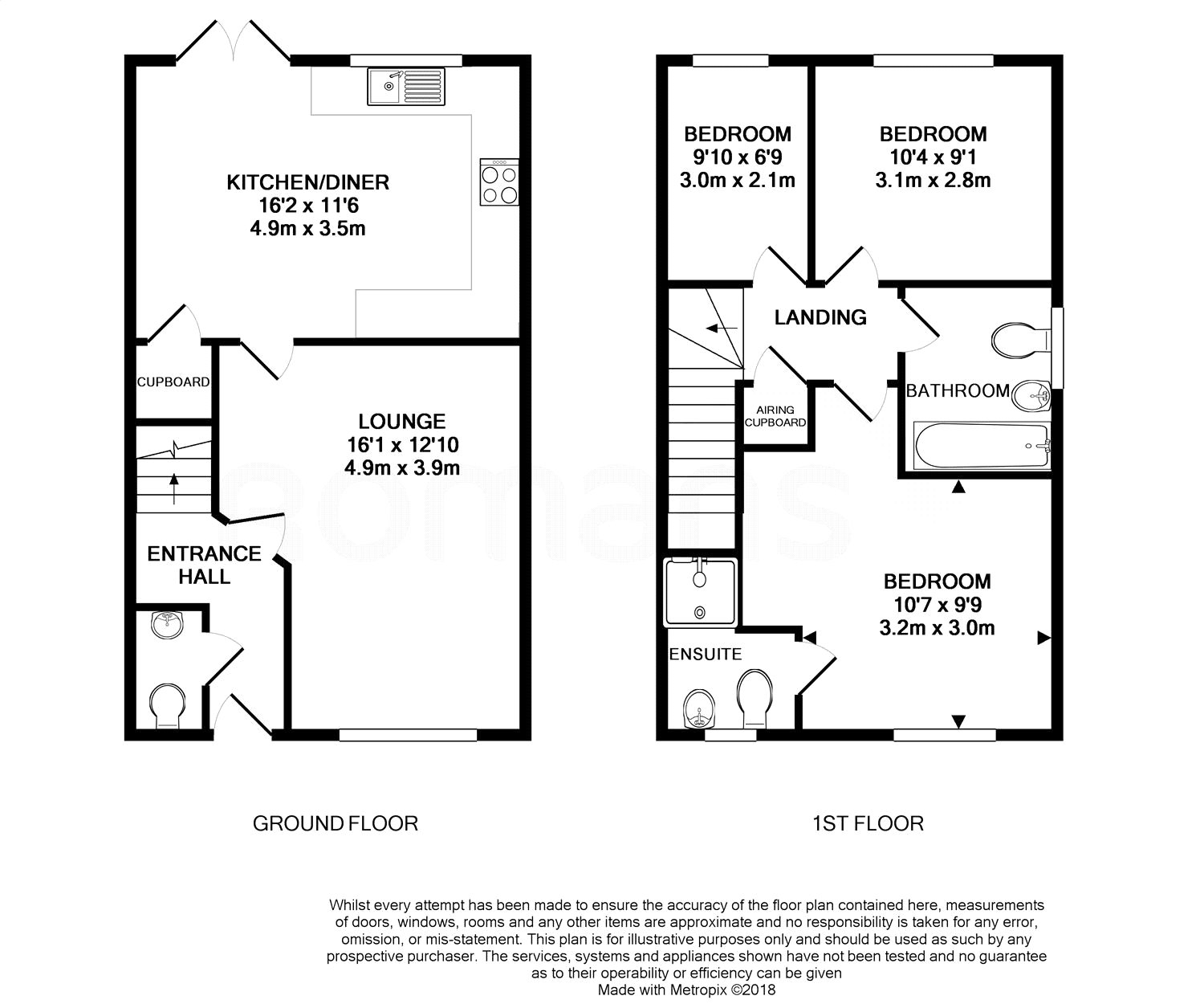 3 Bedrooms Terraced house for sale in De Havilland Road, Farnborough, Hampshire GU14