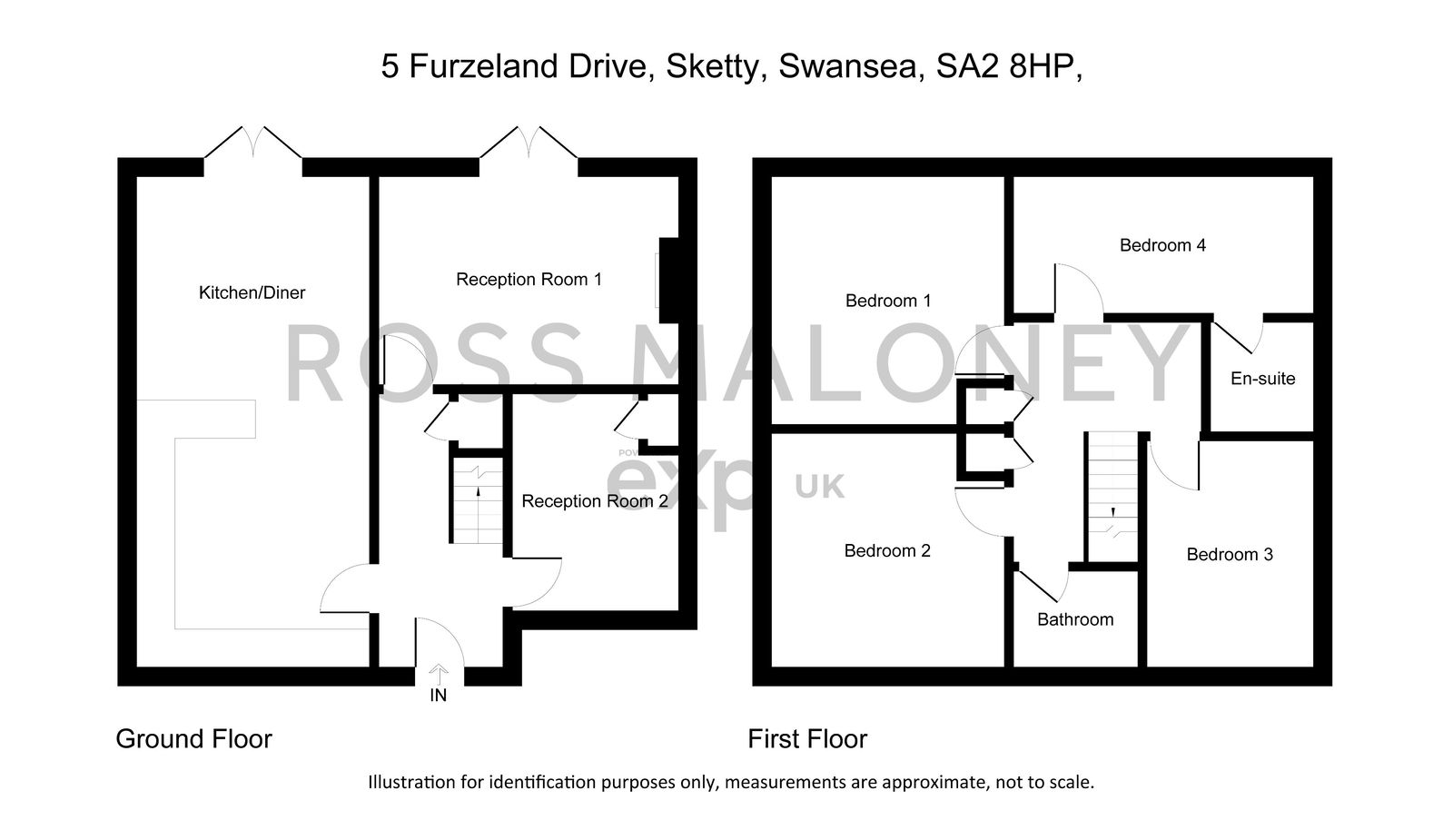 5, Furzeland Drive, Swansea floorplan