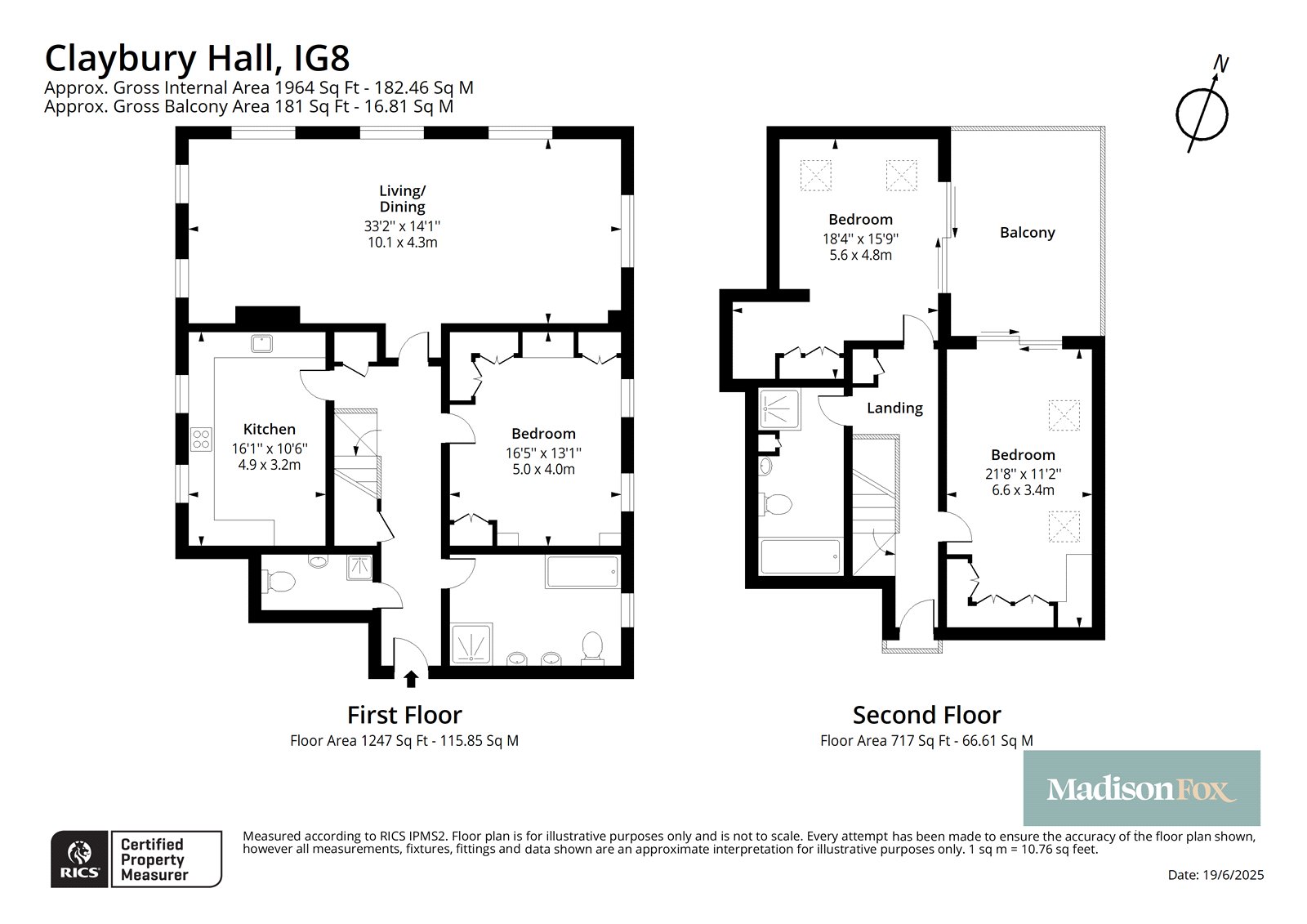12, Claybury Hall, Woodford Green floorplan